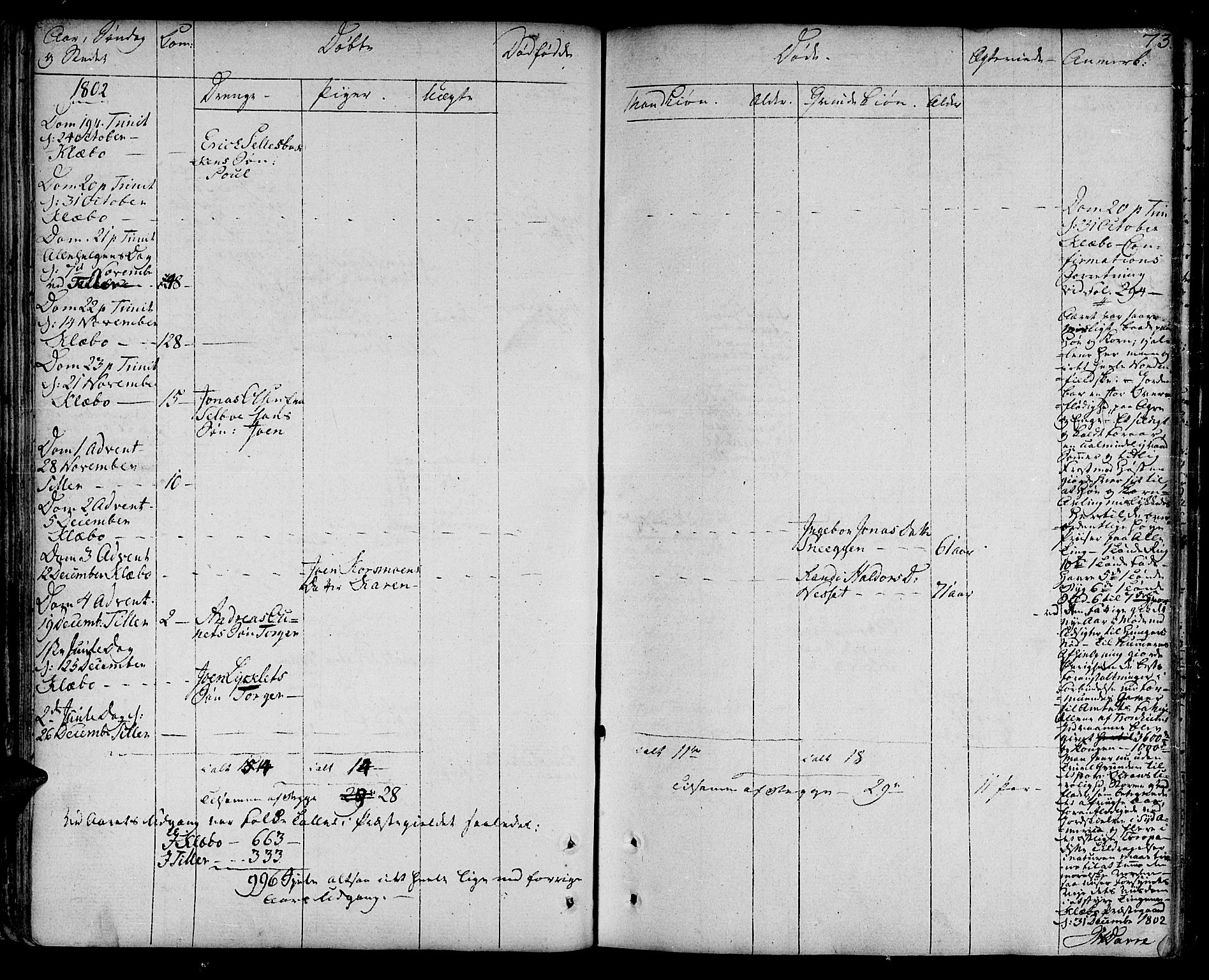 Ministerialprotokoller, klokkerbøker og fødselsregistre - Sør-Trøndelag, AV/SAT-A-1456/618/L0438: Parish register (official) no. 618A03, 1783-1815, p. 73