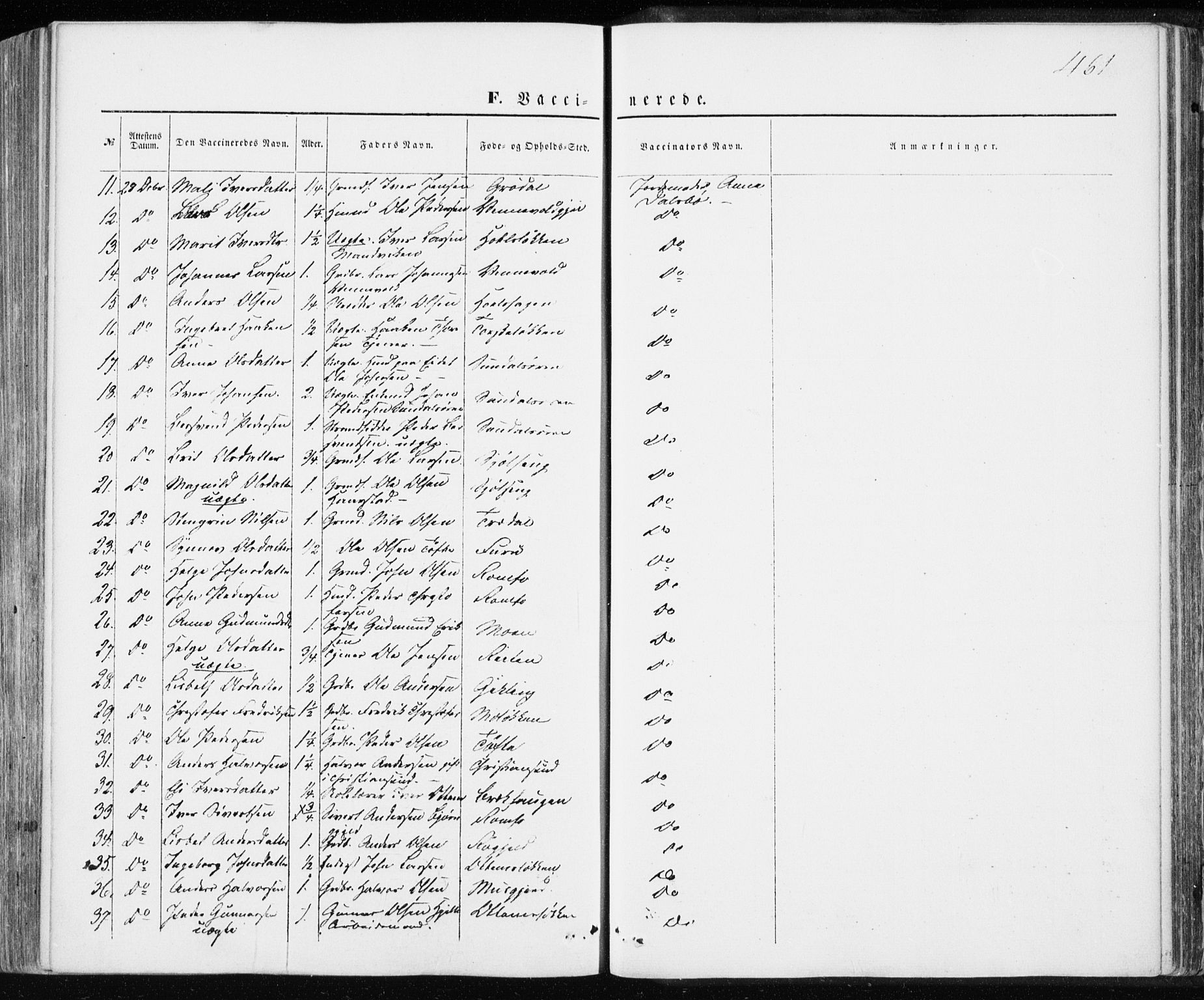 Ministerialprotokoller, klokkerbøker og fødselsregistre - Møre og Romsdal, SAT/A-1454/590/L1013: Parish register (official) no. 590A05, 1847-1877, p. 461