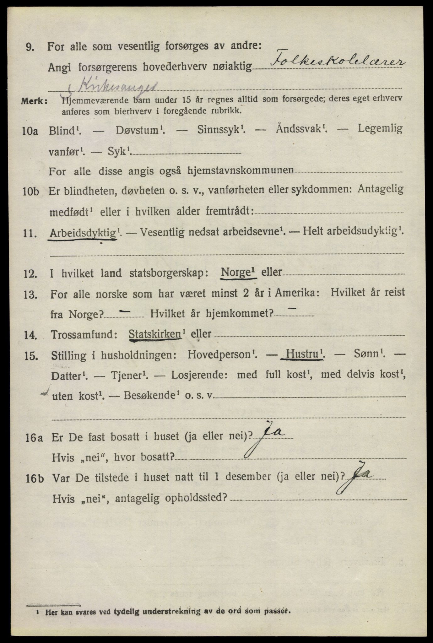 SAO, 1920 census for Enebakk, 1920, p. 6990