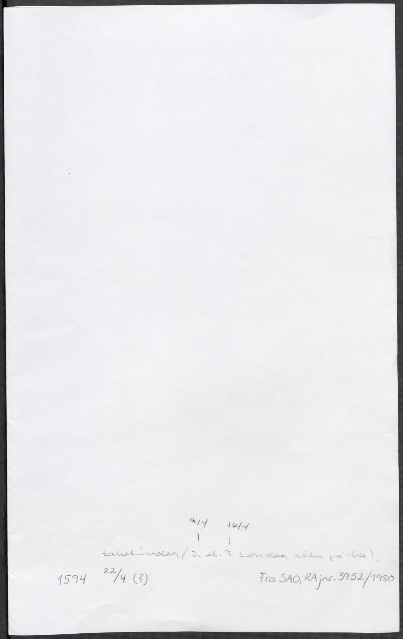 Riksarkivets diplomsamling, AV/RA-EA-5965/F15/L0022: Prestearkiv - Vestfold, 1573-1670, p. 117