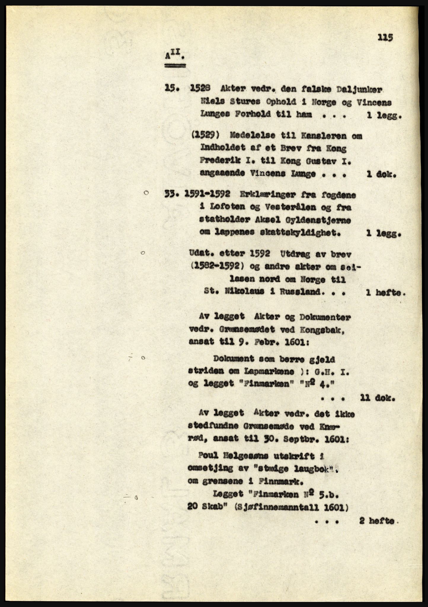 Riksarkivet, Seksjon for eldre arkiv og spesialsamlinger, AV/RA-EA-6797/H/Ha, 1953, p. 115