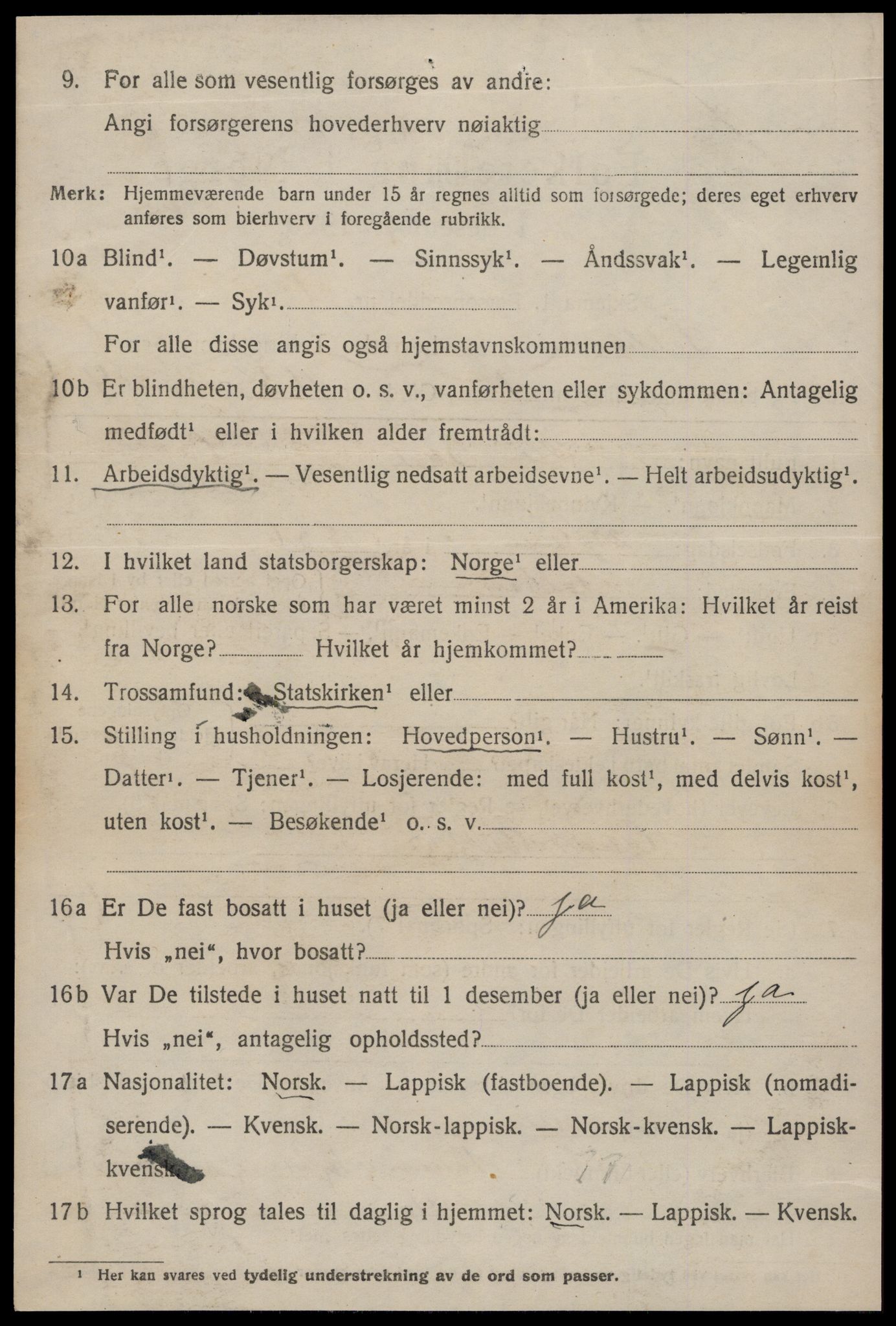 SAT, 1920 census for Selbu, 1920, p. 1675