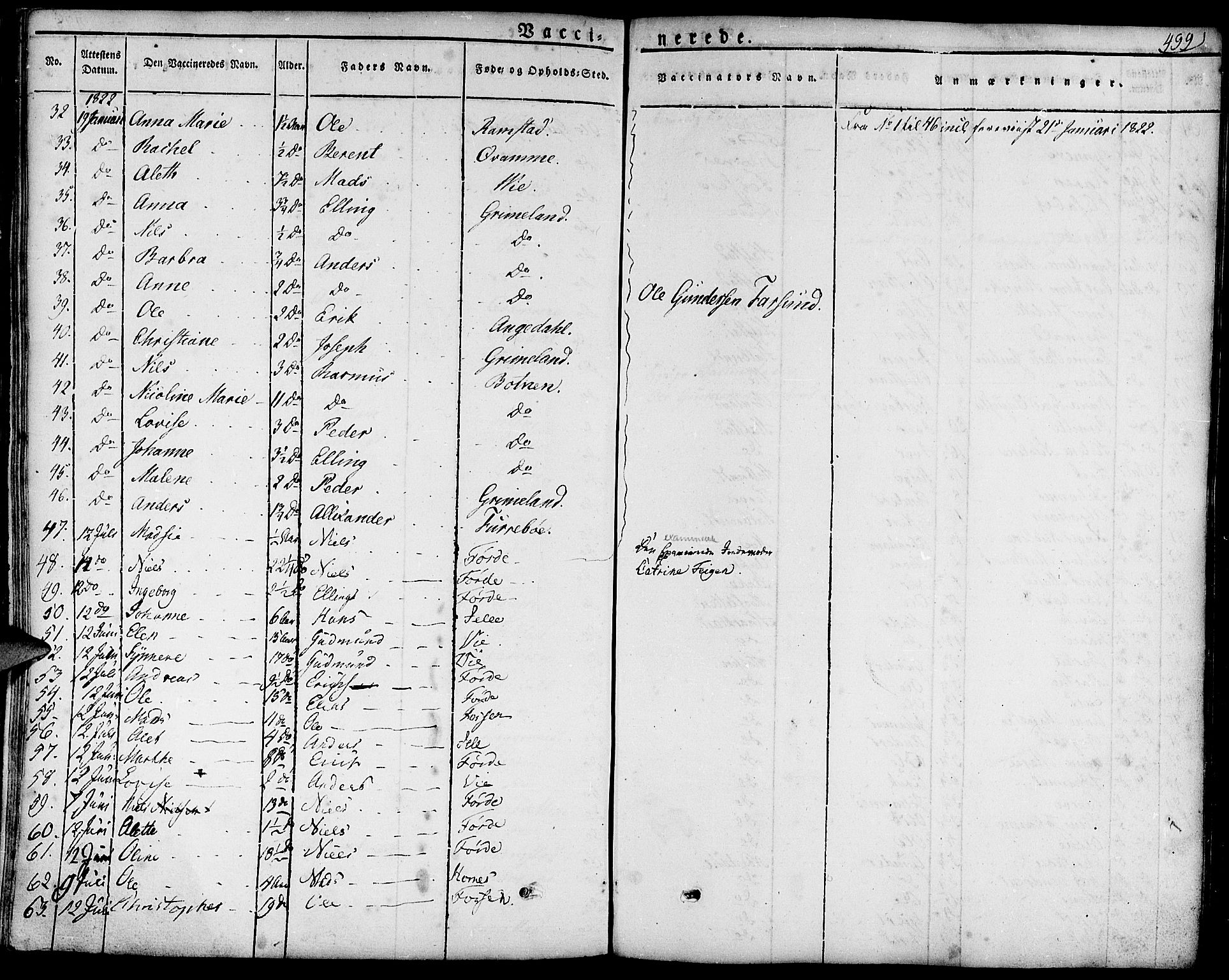 Førde sokneprestembete, SAB/A-79901/H/Haa/Haaa/L0006: Parish register (official) no. A 6, 1821-1842, p. 499