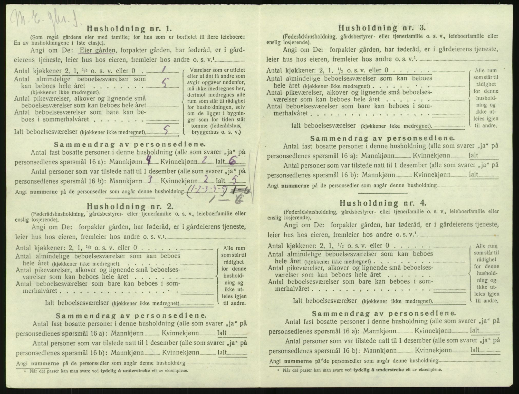 SAK, 1920 census for Søndeled, 1920, p. 744