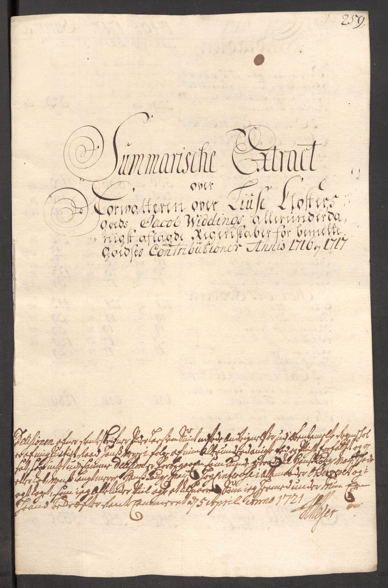 Rentekammeret inntil 1814, Reviderte regnskaper, Fogderegnskap, AV/RA-EA-4092/R50/L3160: Fogderegnskap Lyse kloster, 1710-1719, p. 391