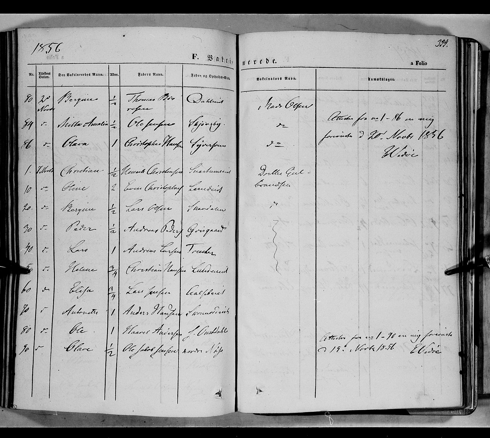 Biri prestekontor, SAH/PREST-096/H/Ha/Haa/L0005: Parish register (official) no. 5, 1843-1854, p. 344