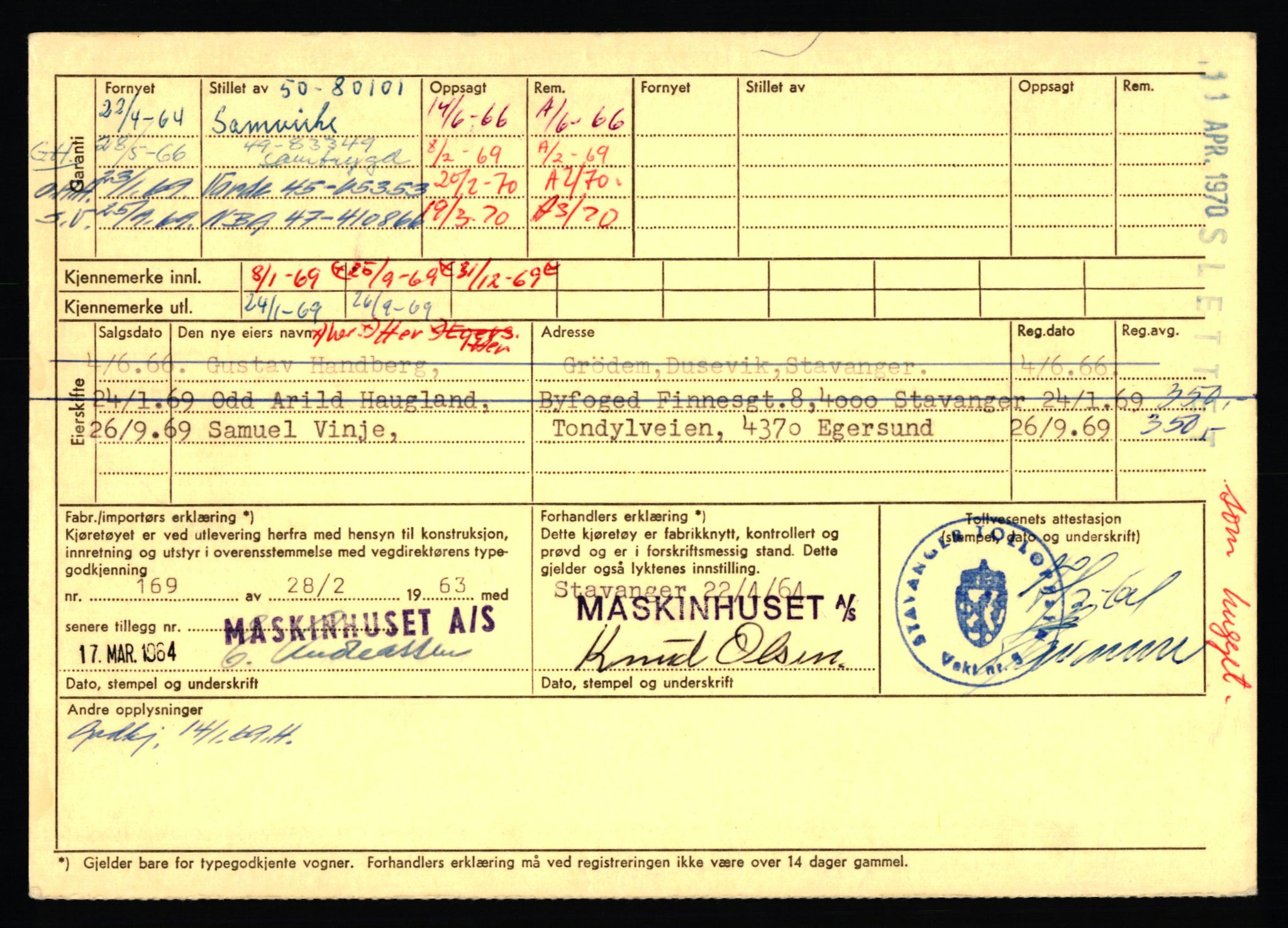 Stavanger trafikkstasjon, AV/SAST-A-101942/0/F/L0068: L-75000 - L-76799, 1930-1971, p. 1220