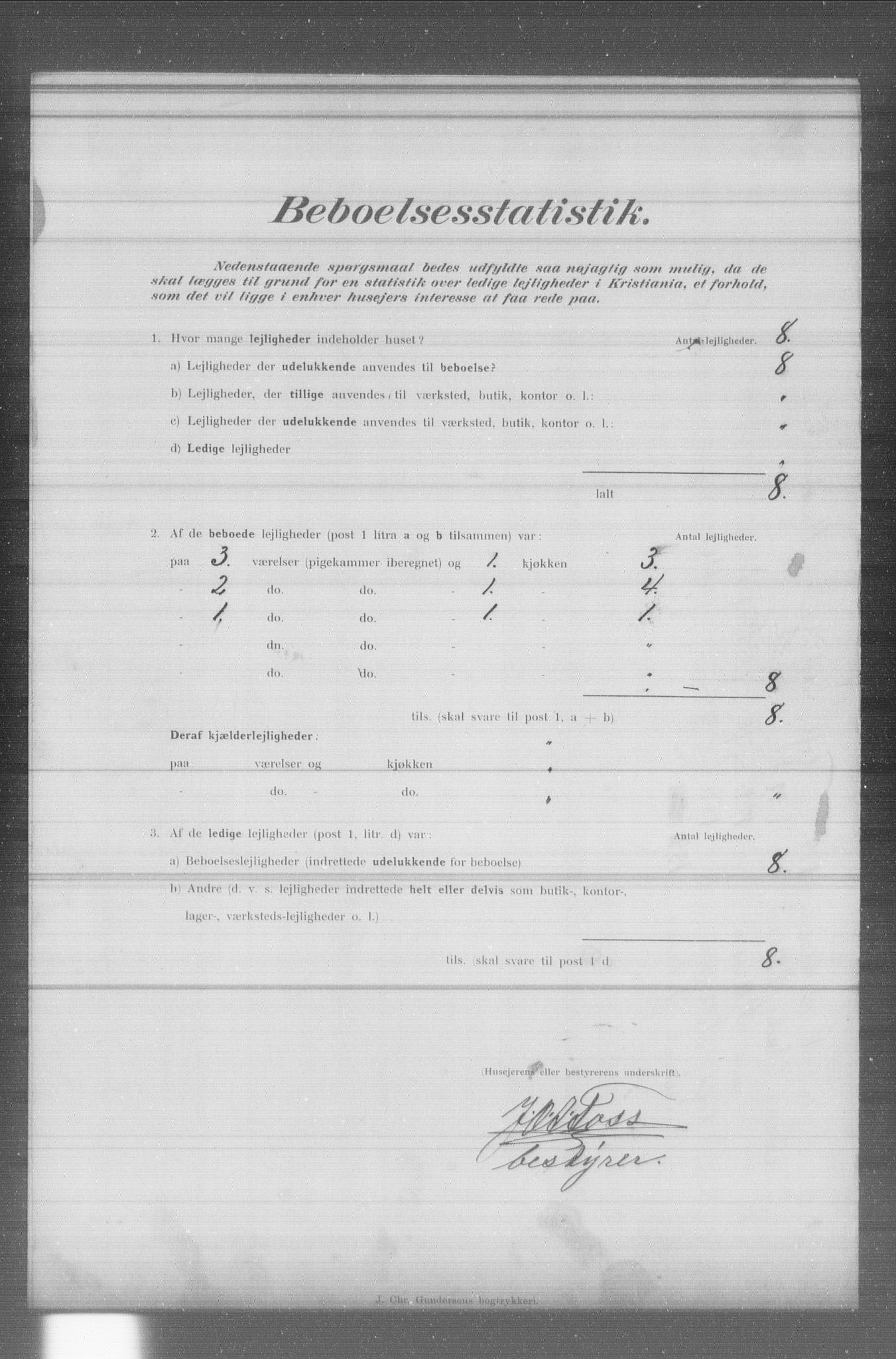 OBA, Municipal Census 1902 for Kristiania, 1902, p. 5197