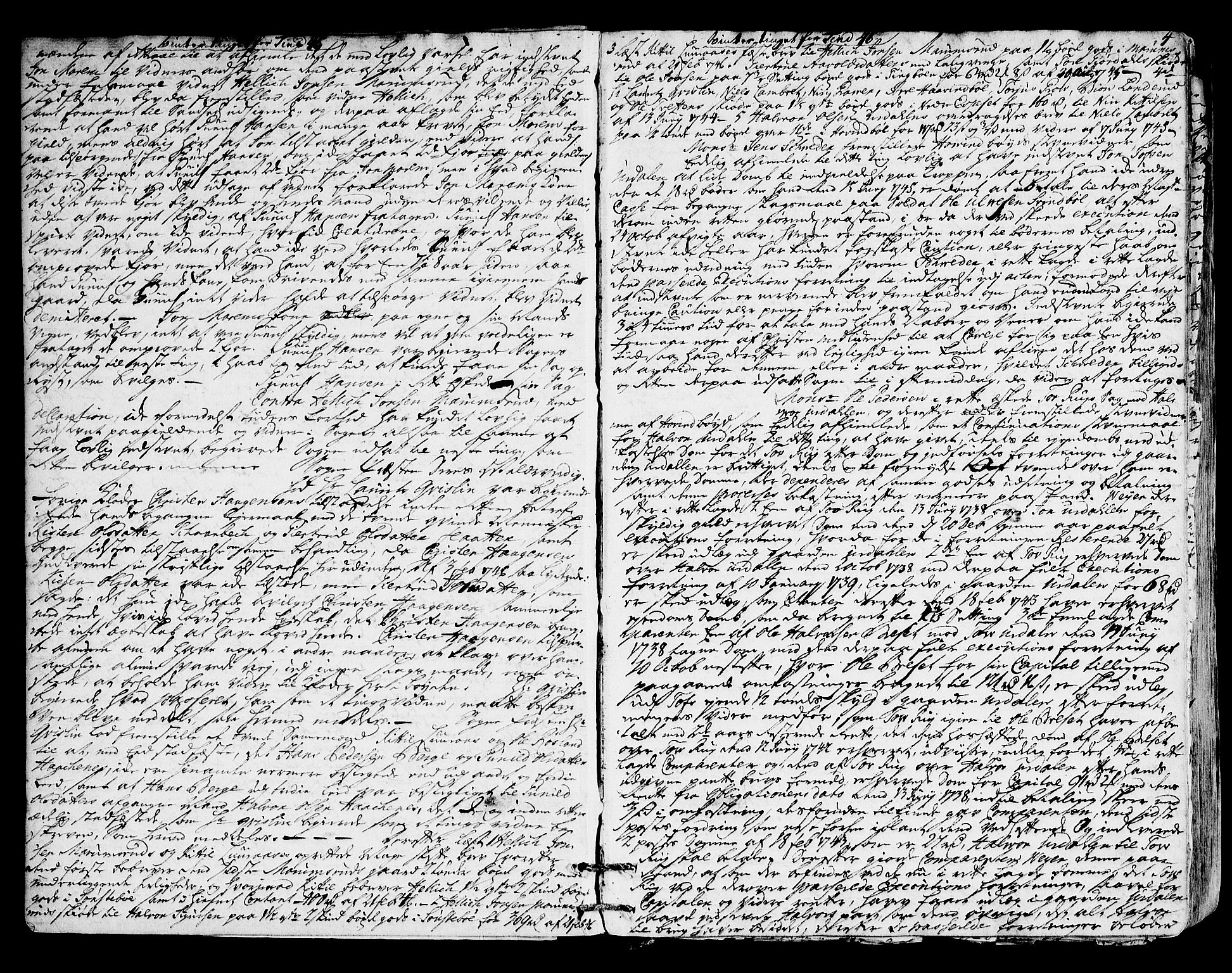Nedre Telemark sorenskriveri, SAKO/A-135/F/Fa/L0018: Tingbok, 1746-1752, p. 4