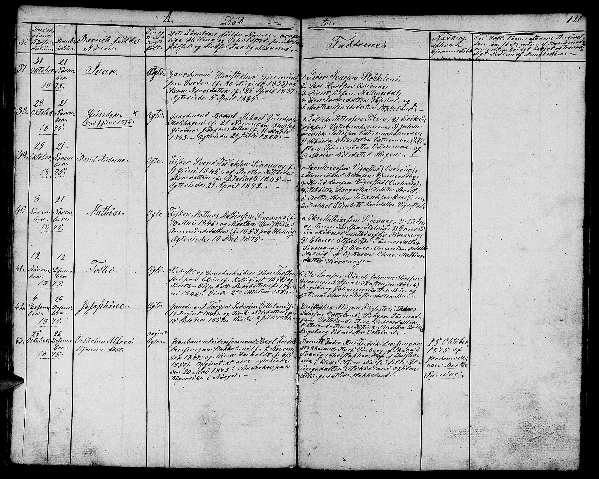 Eigersund sokneprestkontor, AV/SAST-A-101807/S09/L0003: Parish register (copy) no. B 3, 1846-1875, p. 120