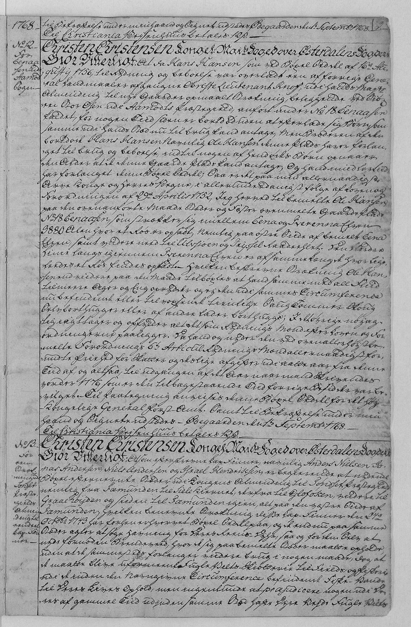 Østerdalen fogderi, AV/SAH-FOGDH-006/F/Fb/L0001: Bygselsprotokoll, 1765-1822, p. 3a