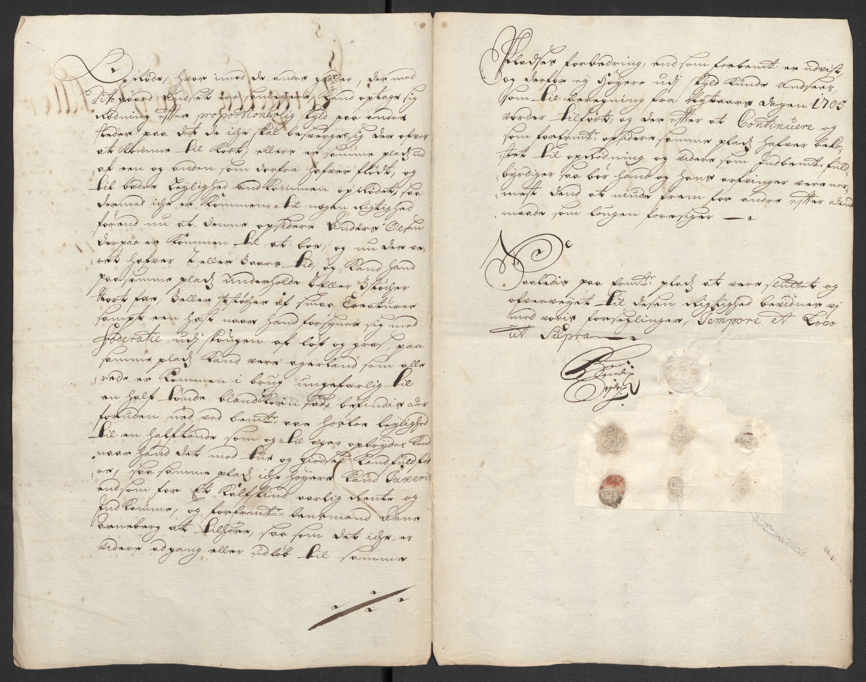 Rentekammeret inntil 1814, Reviderte regnskaper, Fogderegnskap, AV/RA-EA-4092/R13/L0843: Fogderegnskap Solør, Odal og Østerdal, 1705-1706, p. 150