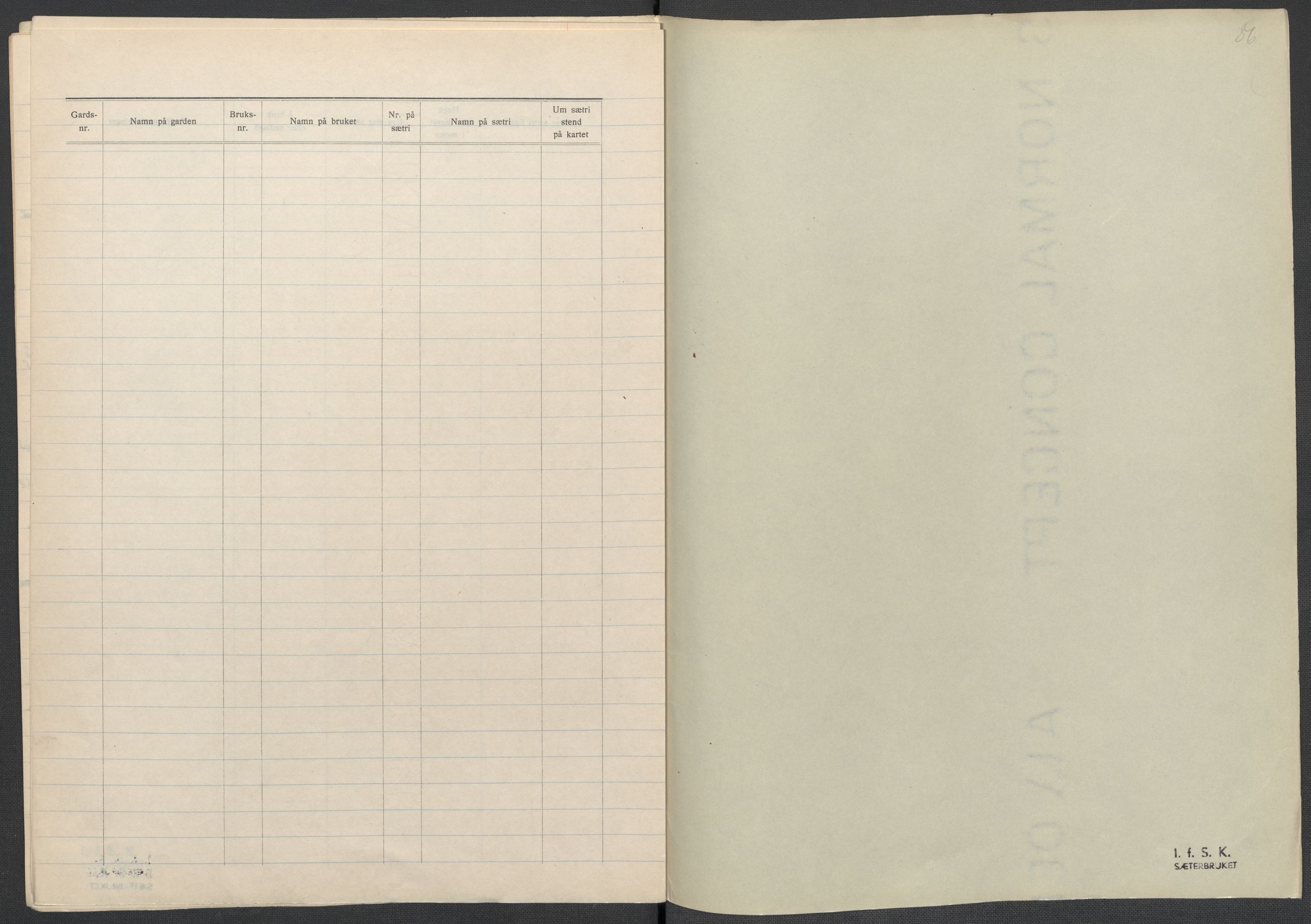 Instituttet for sammenlignende kulturforskning, AV/RA-PA-0424/F/Fc/L0002/0003: Eske B2: / Hedmark (perm III), 1934-1936, p. 86