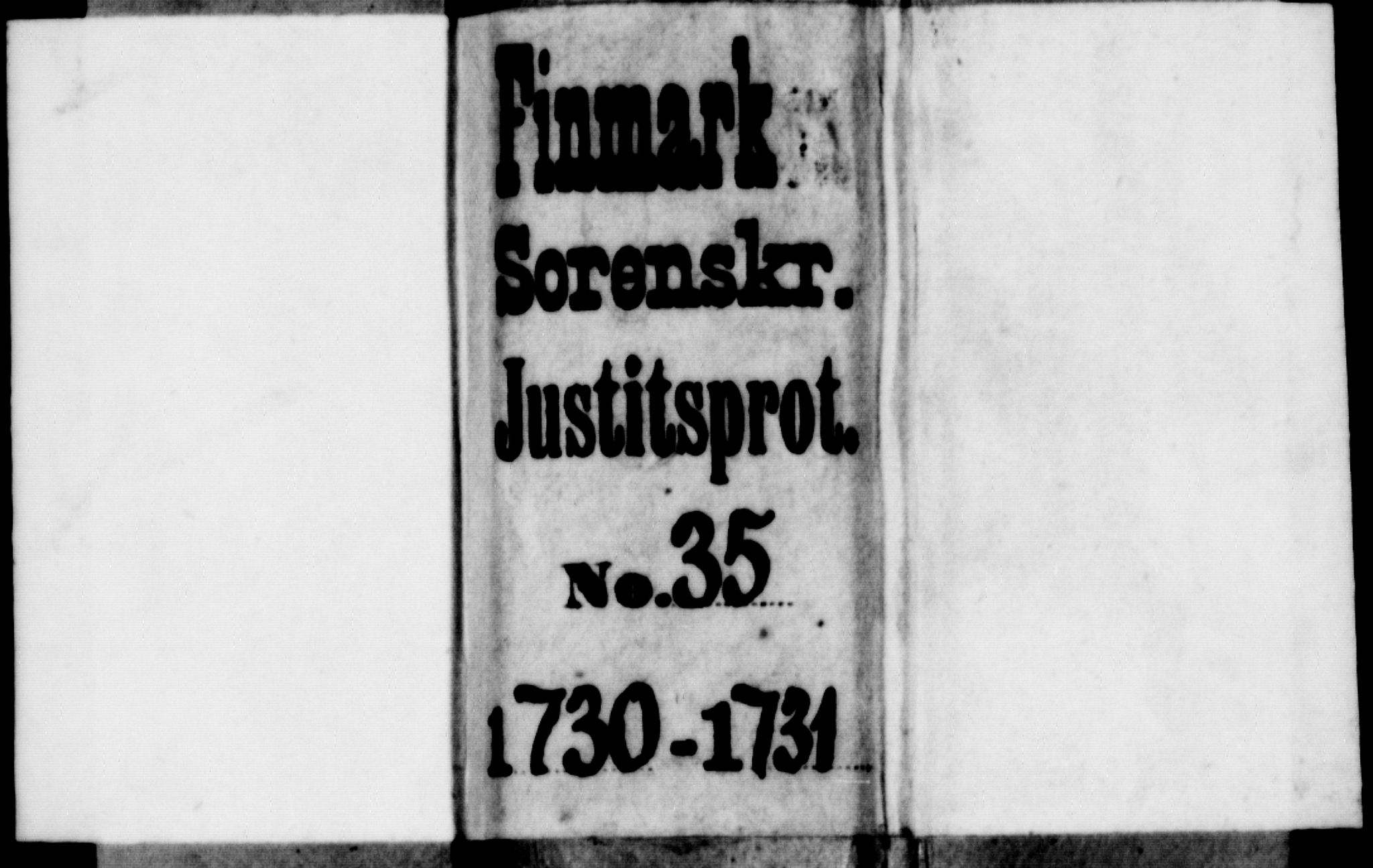 Finnmark sorenskriveri, SATØ/S-0053/F/Fa/L0039: Justisprotokoller, 1730-1731