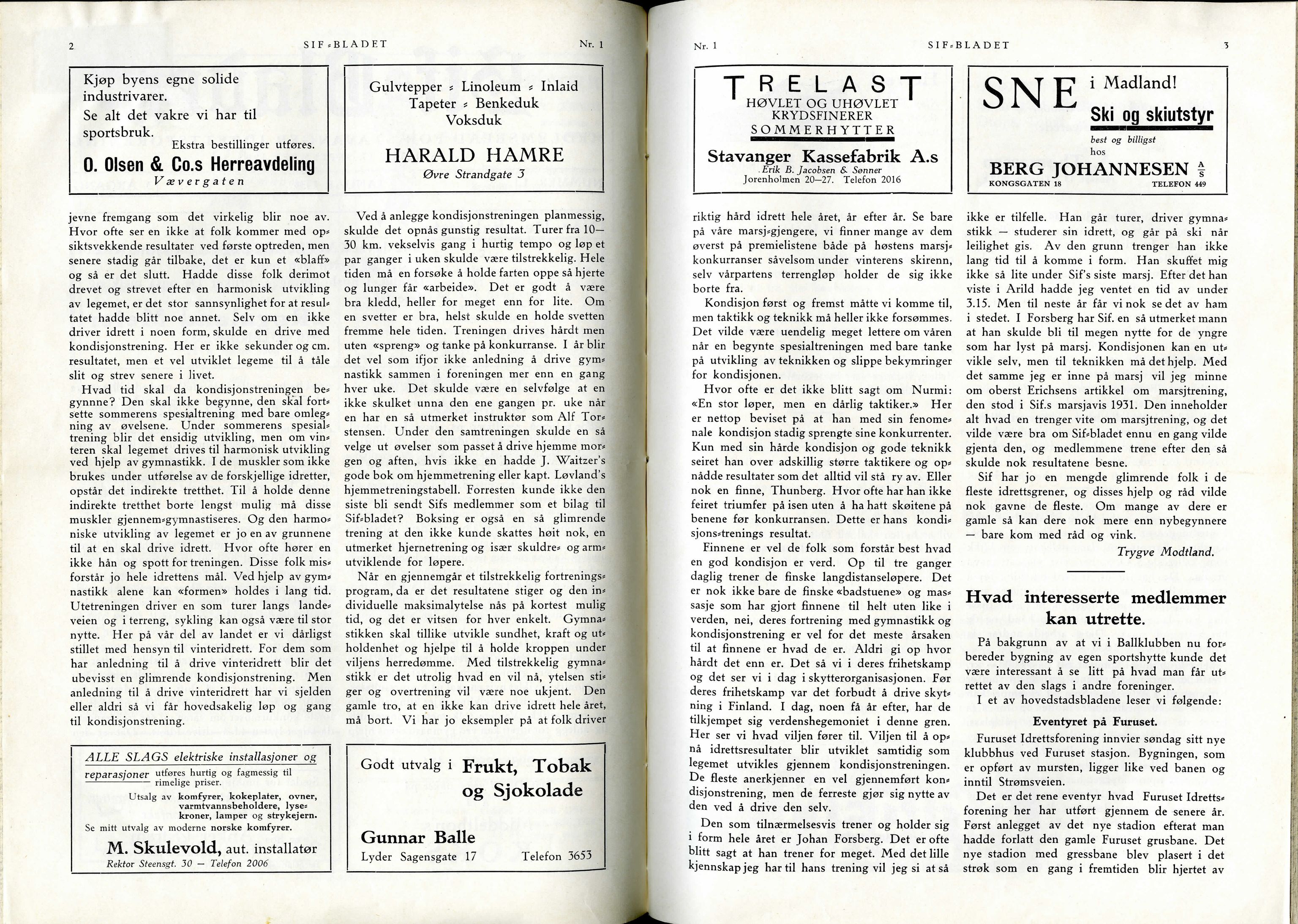 , SIF-bladet 1934, 1934