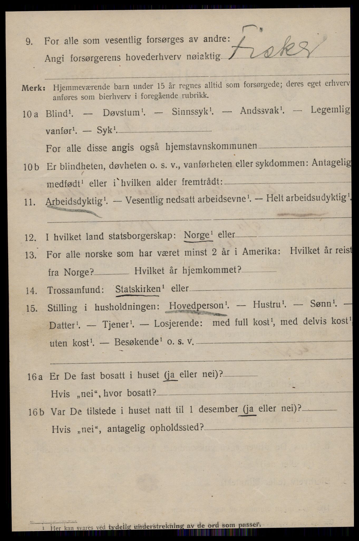 SAT, 1920 census for Ålesund, 1920, p. 12605