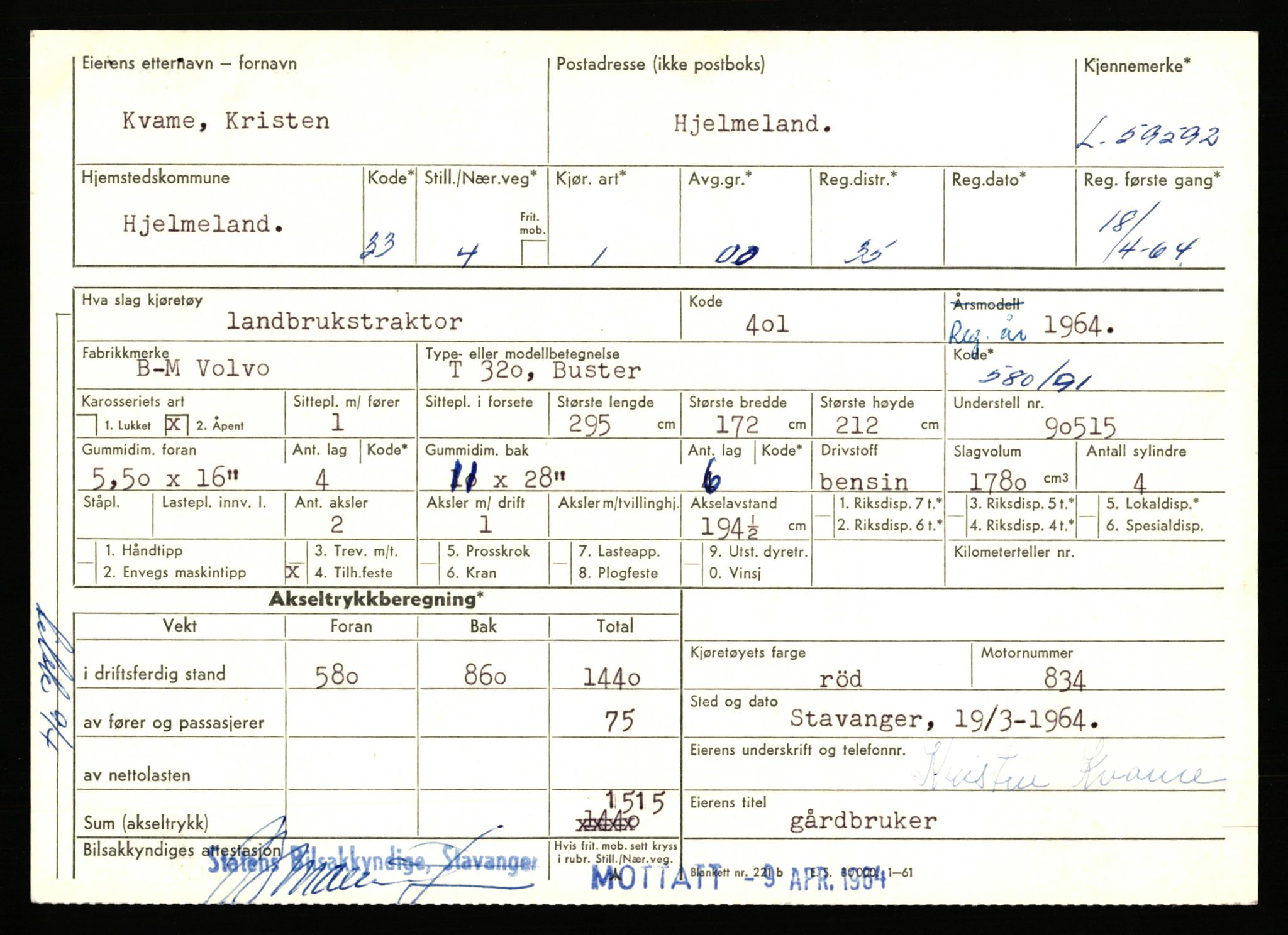 Stavanger trafikkstasjon, AV/SAST-A-101942/0/F/L0058: L-58000 - L-59999, 1930-1971, p. 1845