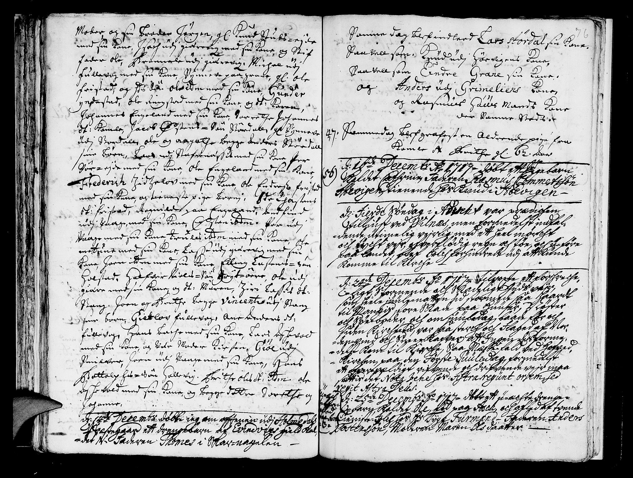 Askvoll sokneprestembete, SAB/A-79501/H/Haa/Haaa/L0003: Parish register (official) no. A 3, 1715-1718, p. 76