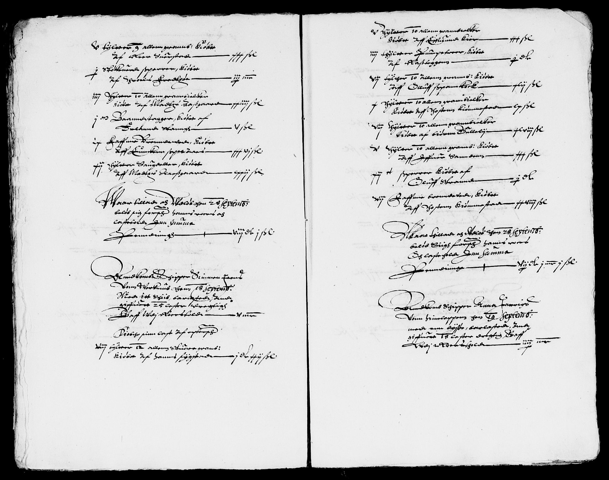 Rentekammeret inntil 1814, Reviderte regnskaper, Lensregnskaper, AV/RA-EA-5023/R/Rb/Rbo/L0001: Tønsberg len, 1584-1612