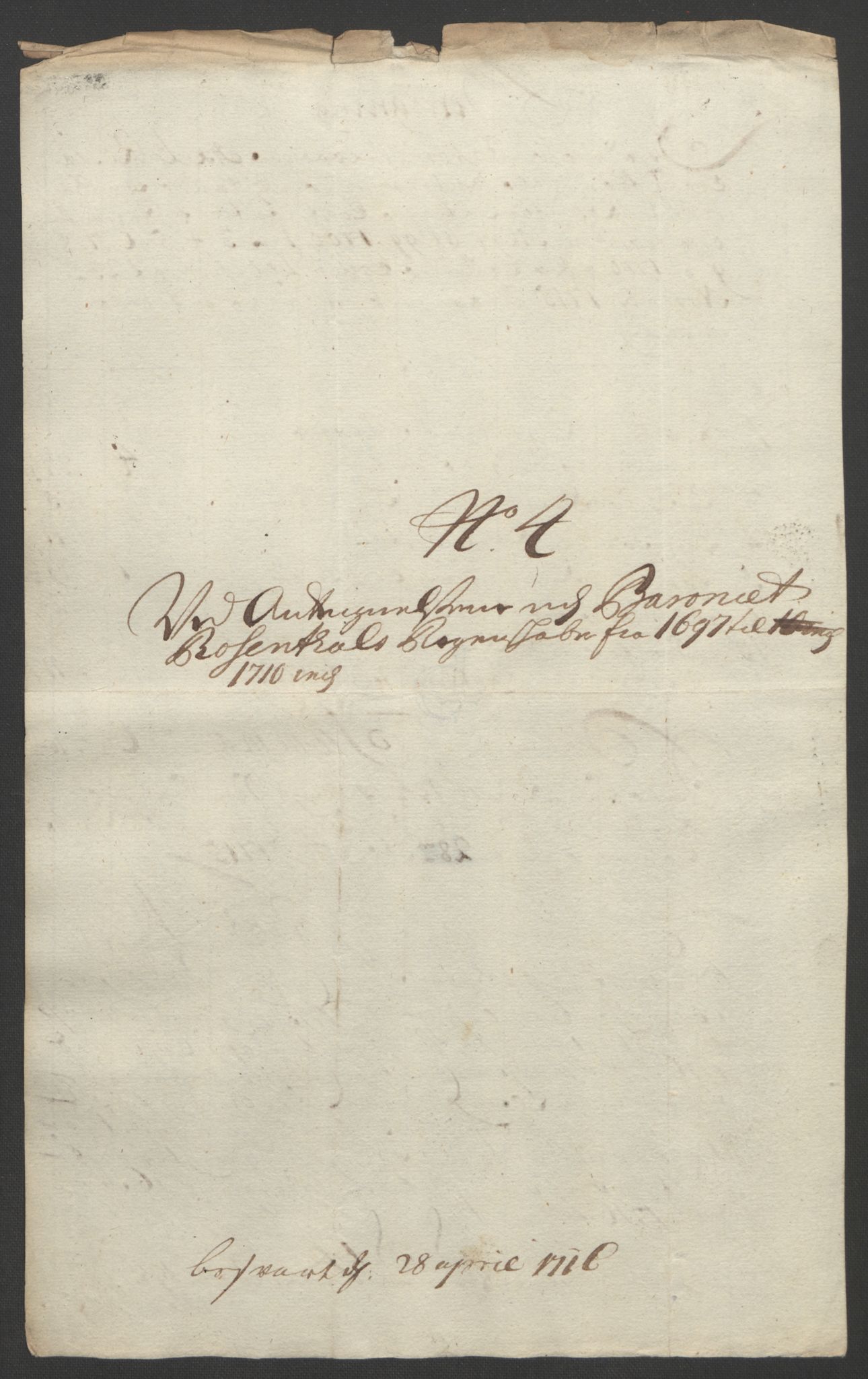 Rentekammeret inntil 1814, Reviderte regnskaper, Fogderegnskap, AV/RA-EA-4092/R49/L3138: Fogderegnskap Rosendal Baroni, 1691-1714, p. 272