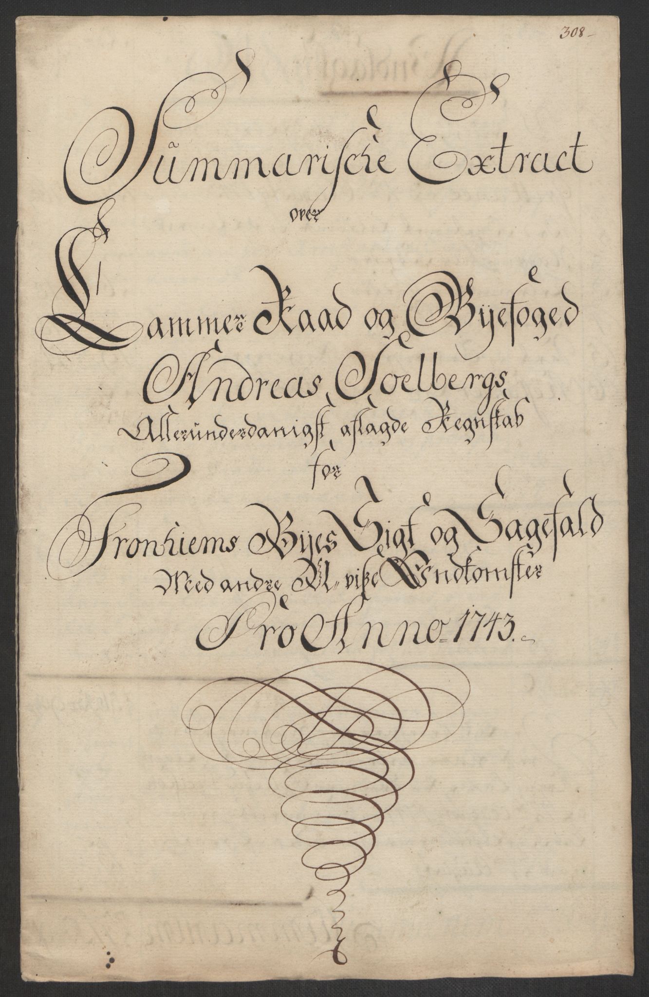 Rentekammeret inntil 1814, Reviderte regnskaper, Byregnskaper, RA/EA-4066/R/Rs/L0541: [S22] Sikt og sakefall, 1743-1746, p. 73