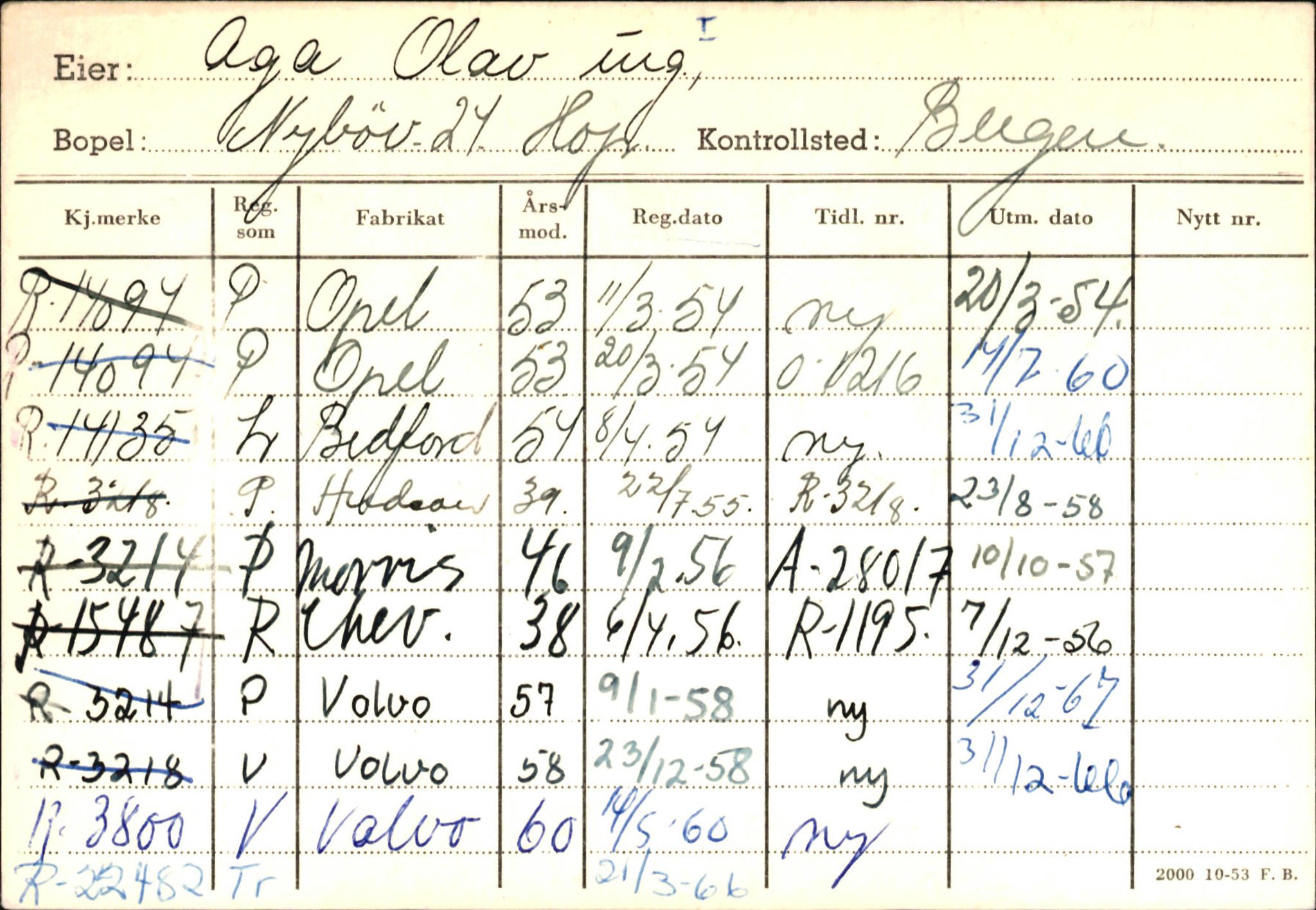 Statens vegvesen, Hordaland vegkontor, AV/SAB-A-5201/2/Ha/L0001: R-eierkort A, 1920-1971, p. 116