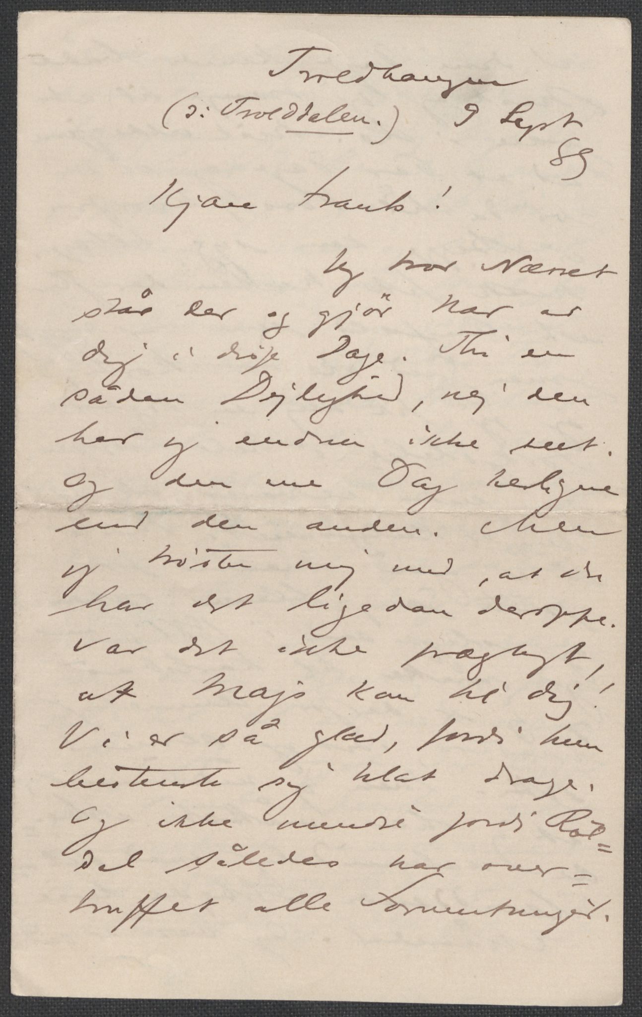 Beyer, Frants, AV/RA-PA-0132/F/L0001: Brev fra Edvard Grieg til Frantz Beyer og "En del optegnelser som kan tjene til kommentar til brevene" av Marie Beyer, 1872-1907, p. 312