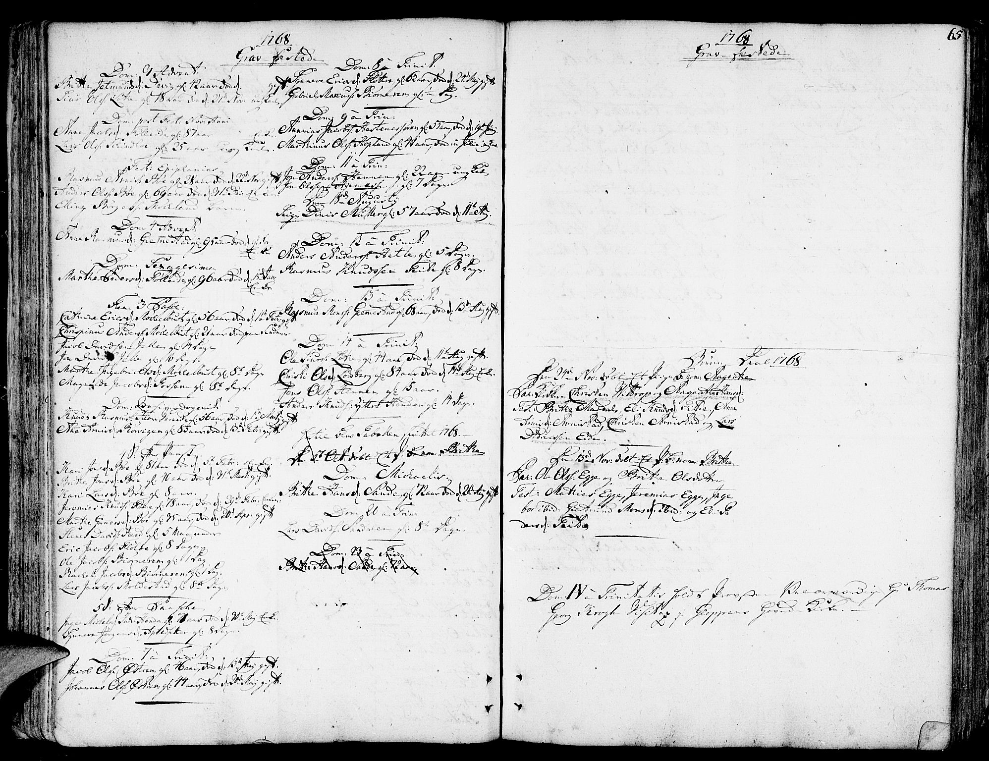 Gloppen sokneprestembete, AV/SAB-A-80101/H/Haa/Haaa/L0004: Parish register (official) no. A 4, 1758-1784, p. 65