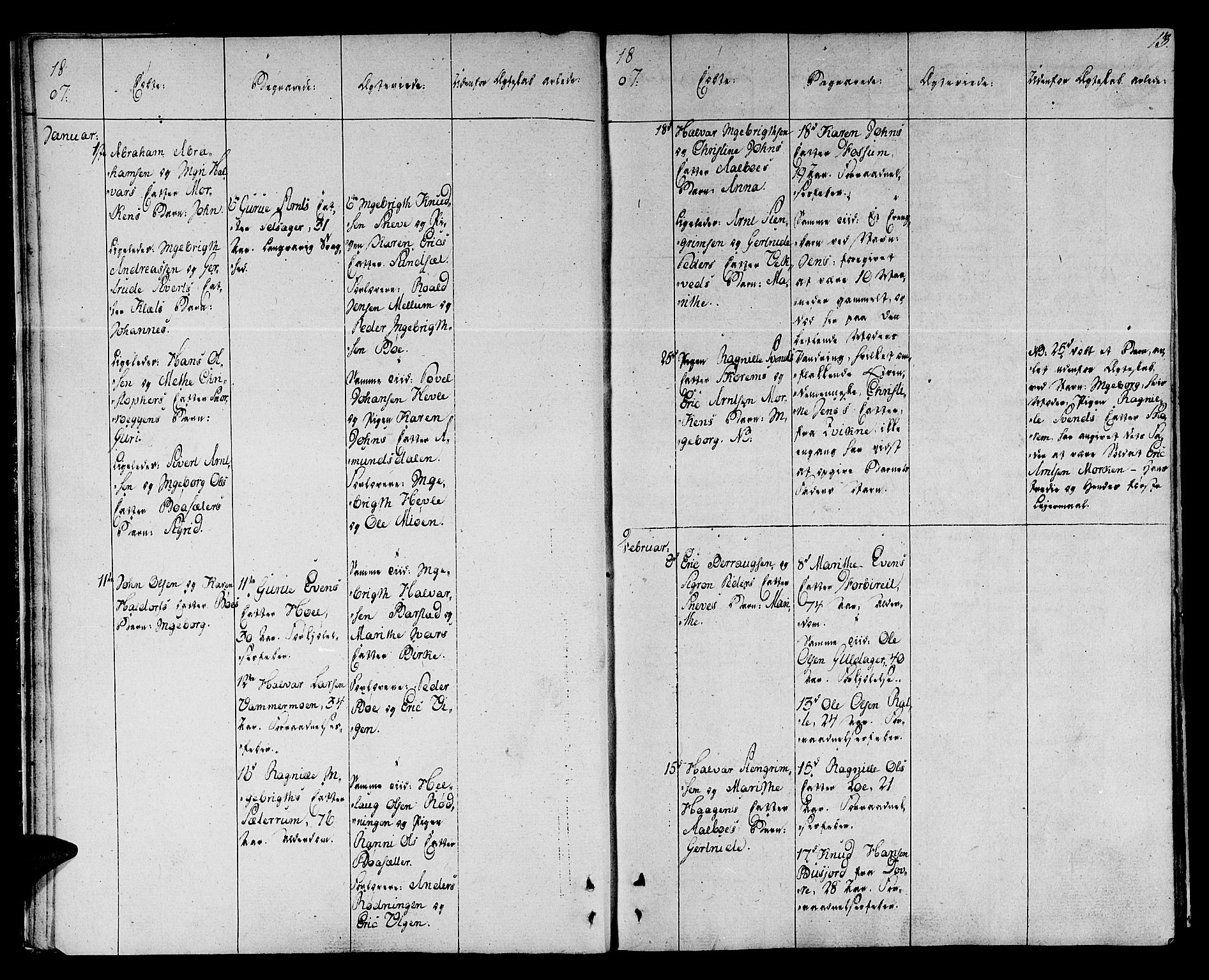Ministerialprotokoller, klokkerbøker og fødselsregistre - Sør-Trøndelag, SAT/A-1456/678/L0894: Parish register (official) no. 678A04, 1806-1815, p. 13