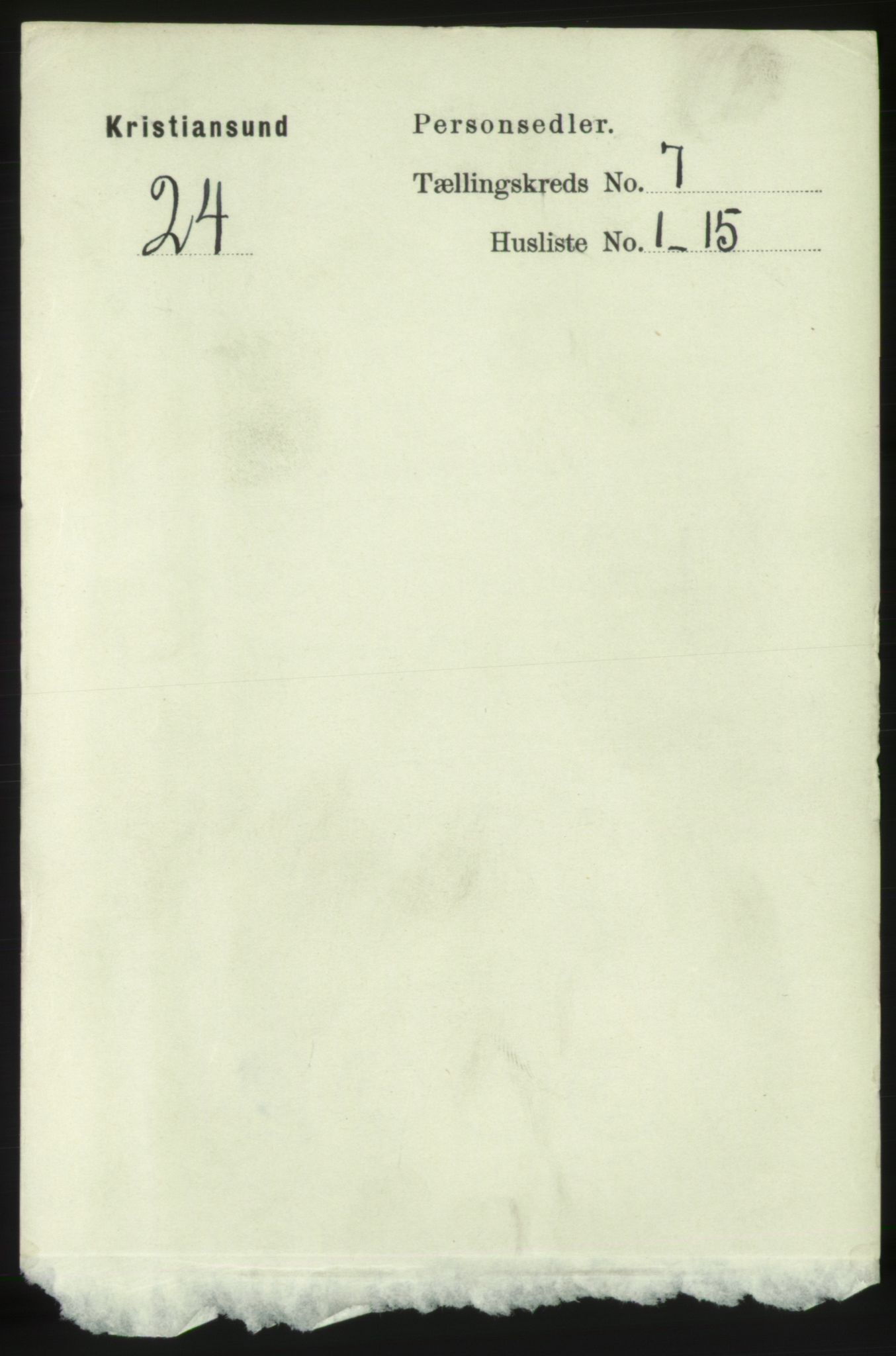 RA, 1891 census for 1503 Kristiansund, 1891, p. 5650