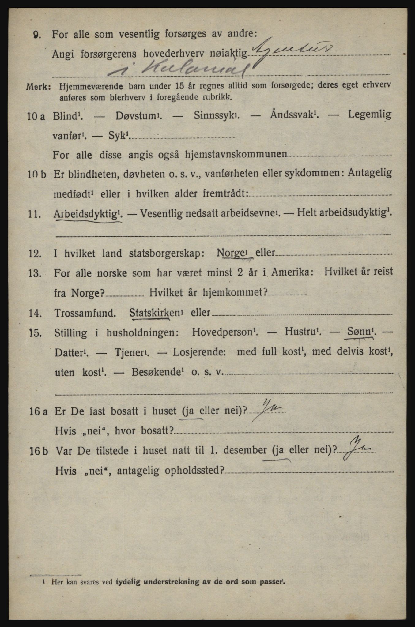SAO, 1920 census for Berg, 1920, p. 7026