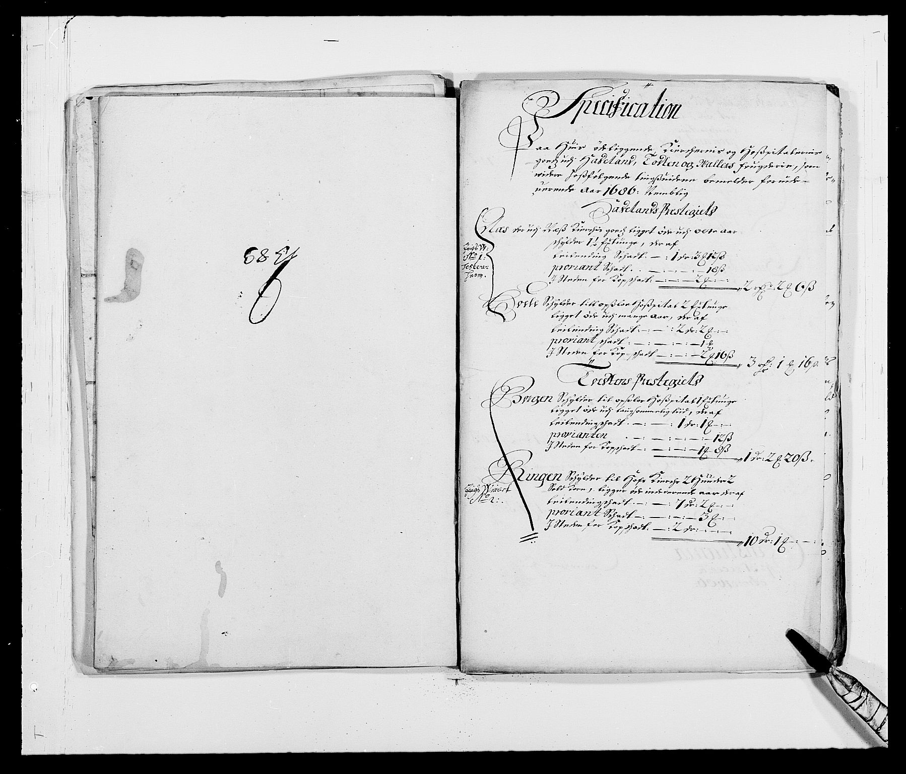 Rentekammeret inntil 1814, Reviderte regnskaper, Fogderegnskap, RA/EA-4092/R18/L1285: Fogderegnskap Hadeland, Toten og Valdres, 1686, p. 301