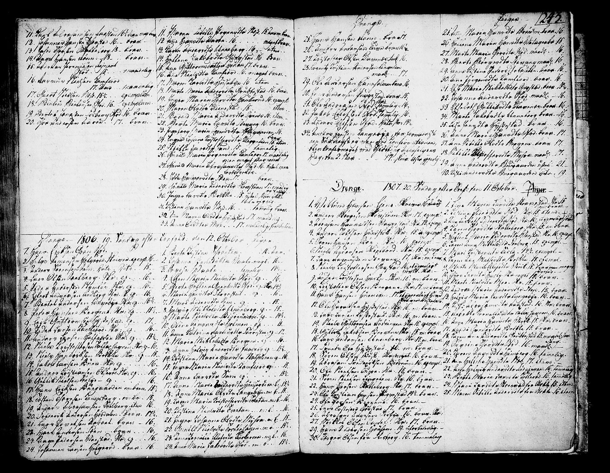 Sandar kirkebøker, SAKO/A-243/F/Fa/L0003: Parish register (official) no. 3, 1789-1814, p. 243