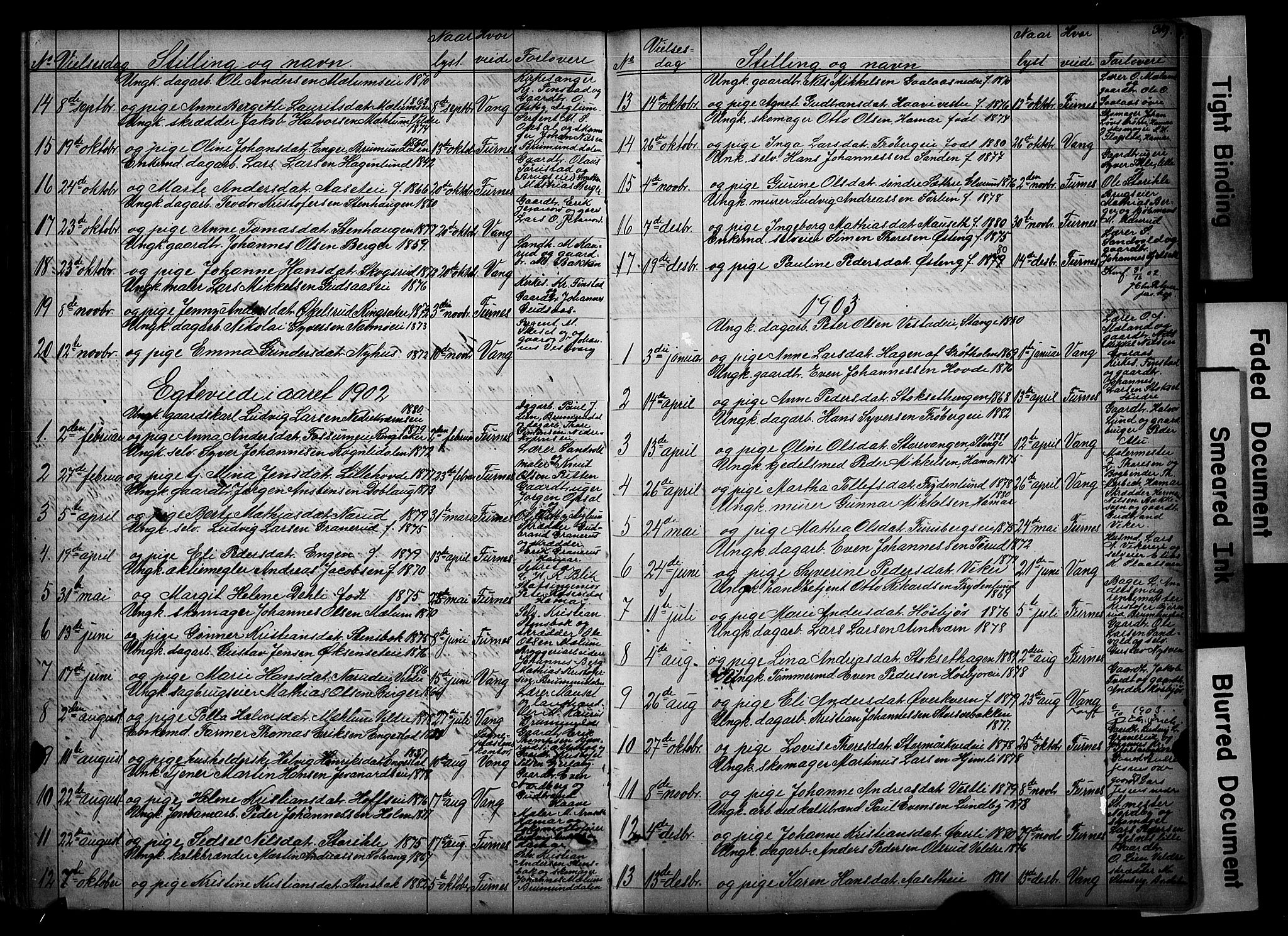Vang prestekontor, Hedmark, AV/SAH-PREST-008/H/Ha/Hab/L0018: Parish register (copy) no. 18, 1871-1903, p. 319