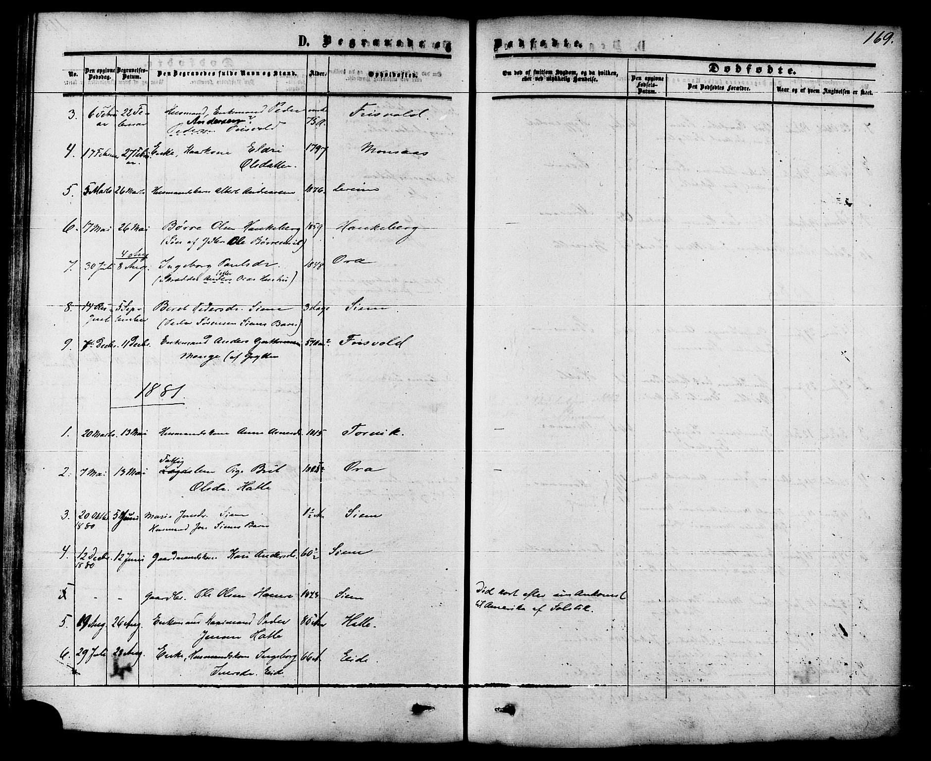 Ministerialprotokoller, klokkerbøker og fødselsregistre - Møre og Romsdal, AV/SAT-A-1454/542/L0552: Parish register (official) no. 542A02, 1854-1884, p. 169