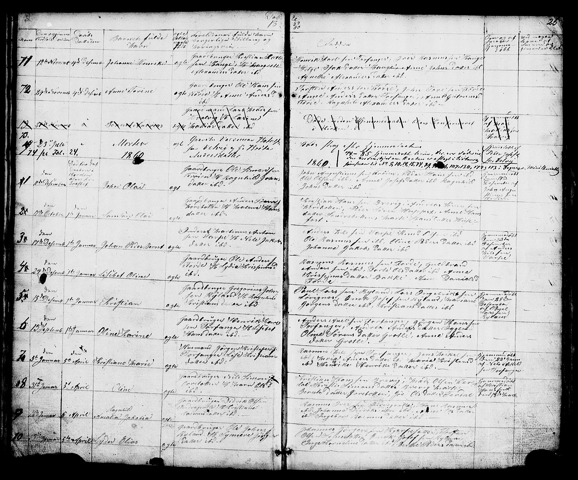 Bremanger sokneprestembete, SAB/A-82201/H/Hab/Haba/L0001: Parish register (copy) no. A 1, 1853-1865, p. 26