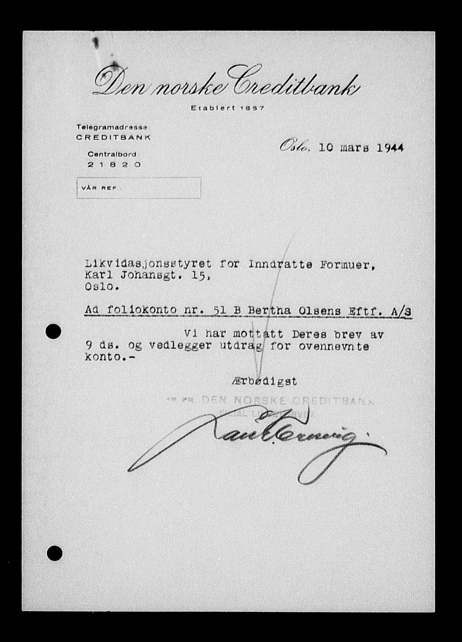 Justisdepartementet, Tilbakeføringskontoret for inndratte formuer, AV/RA-S-1564/H/Hc/Hcc/L0957: --, 1945-1947, p. 459