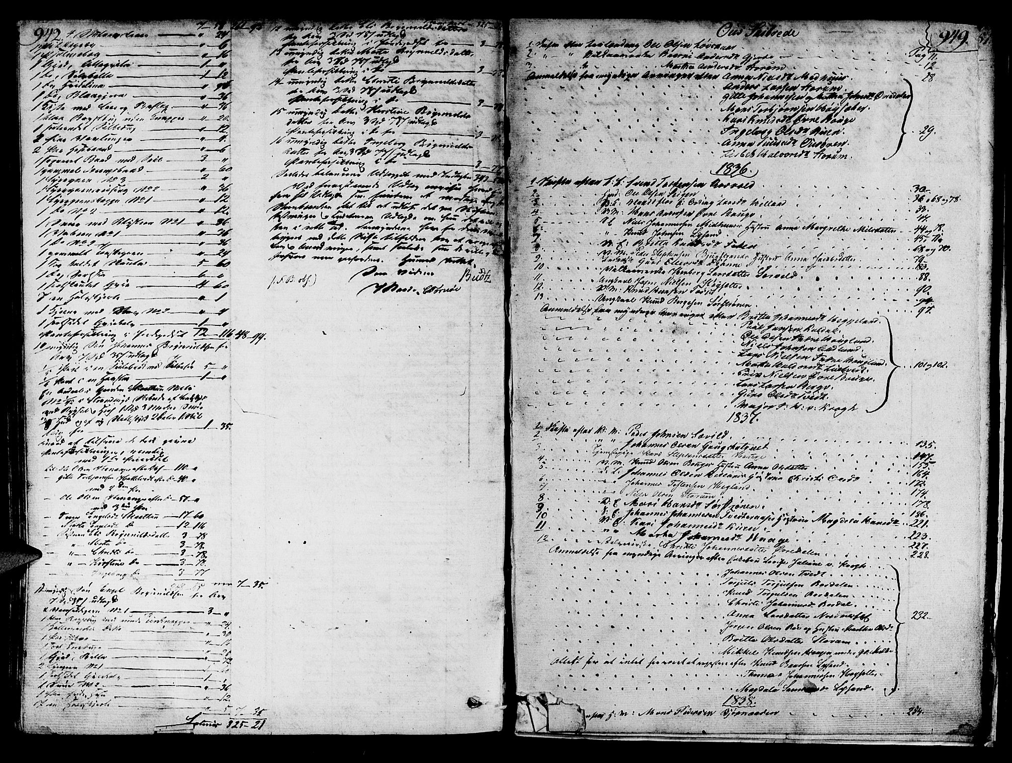 Sunnhordland sorenskrivar, AV/SAB-A-2401/1/H/Ha/Hab/L0003: Skifteprotokollar. Opdal, Os, Strandvik og Strandebarm. Register i protokoll, 1835-1844, p. 942-943