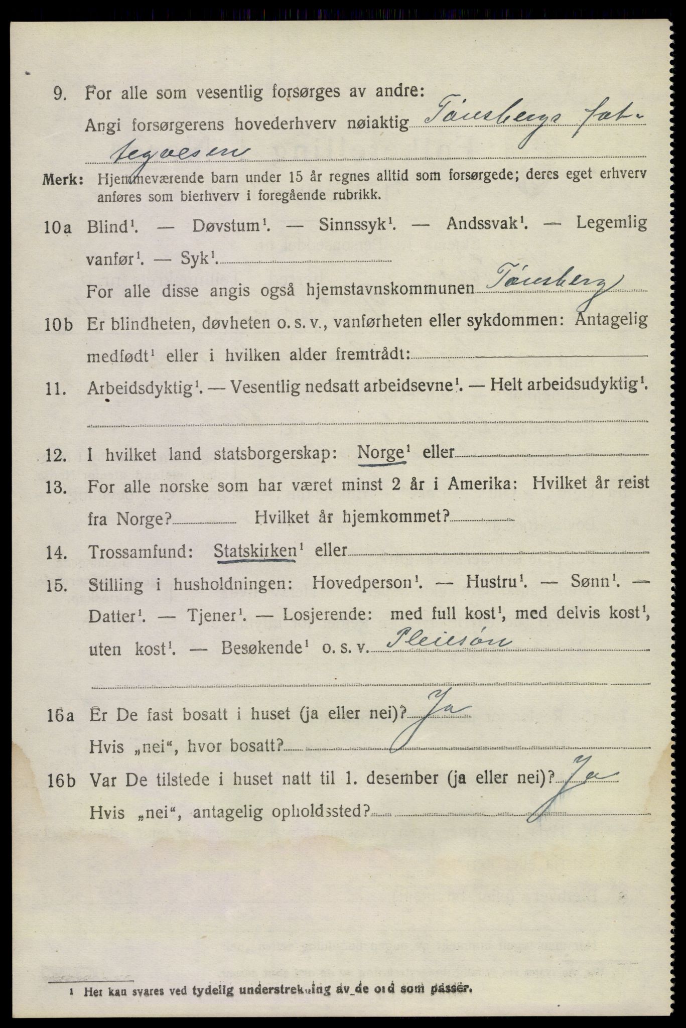 SAKO, 1920 census for Nøtterøy, 1920, p. 8432