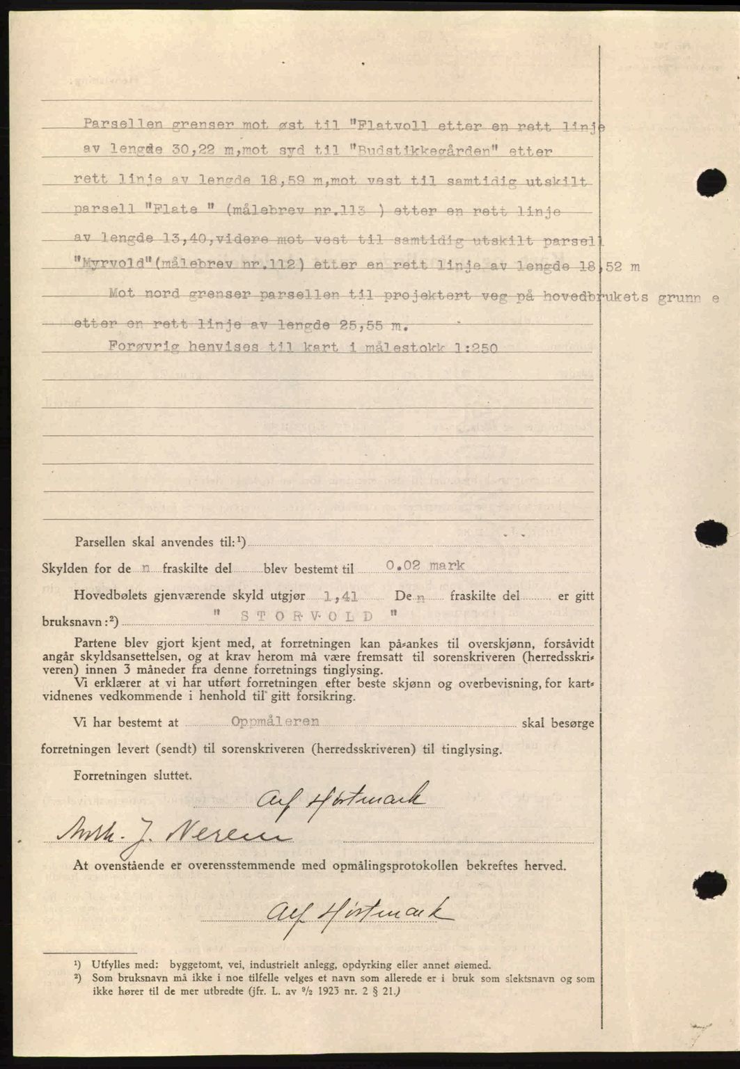 Romsdal sorenskriveri, AV/SAT-A-4149/1/2/2C: Mortgage book no. A11, 1941-1942, Diary no: : 317/1942