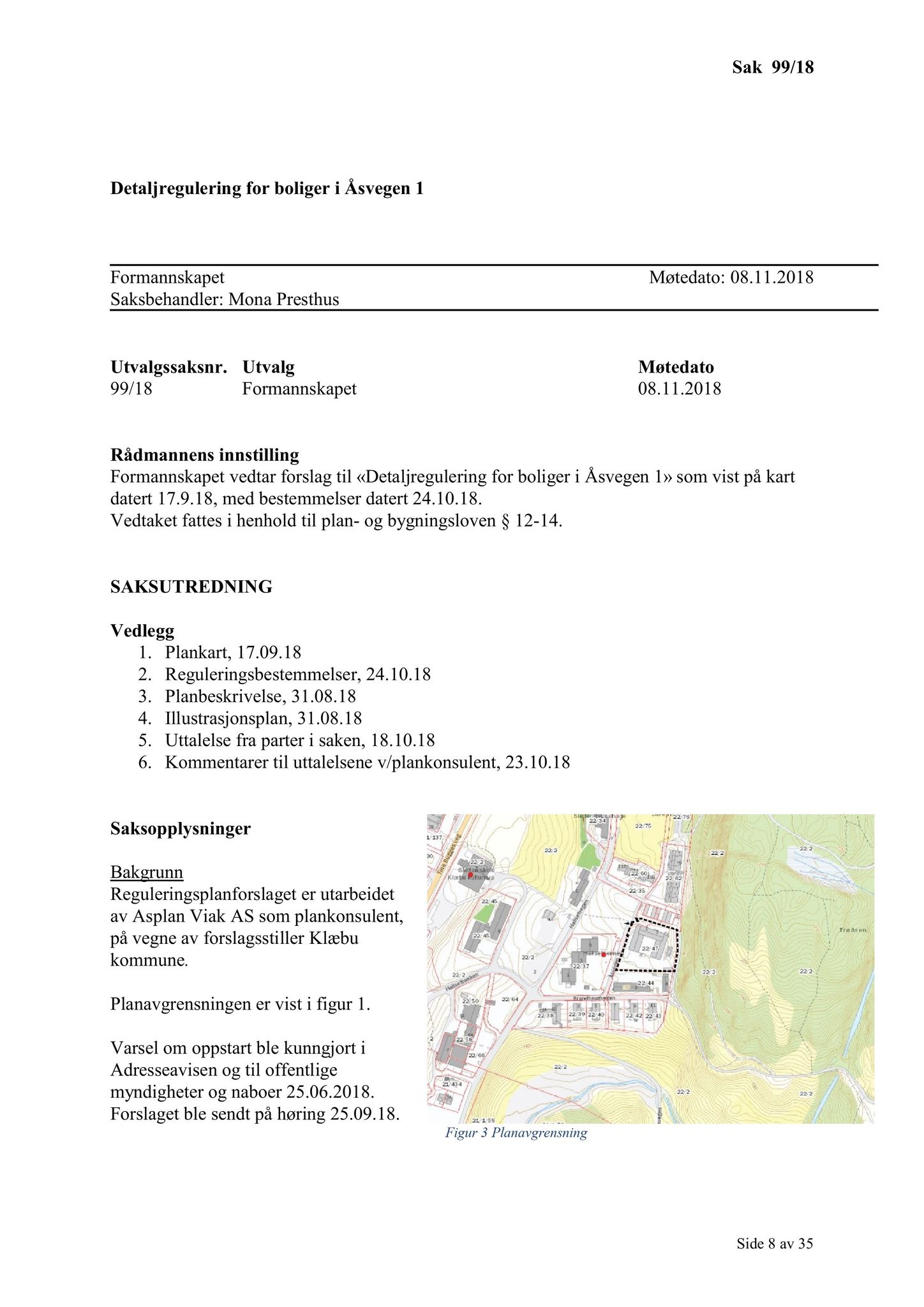 Klæbu Kommune, TRKO/KK/02-FS/L011: Formannsskapet - Møtedokumenter, 2018, p. 2564