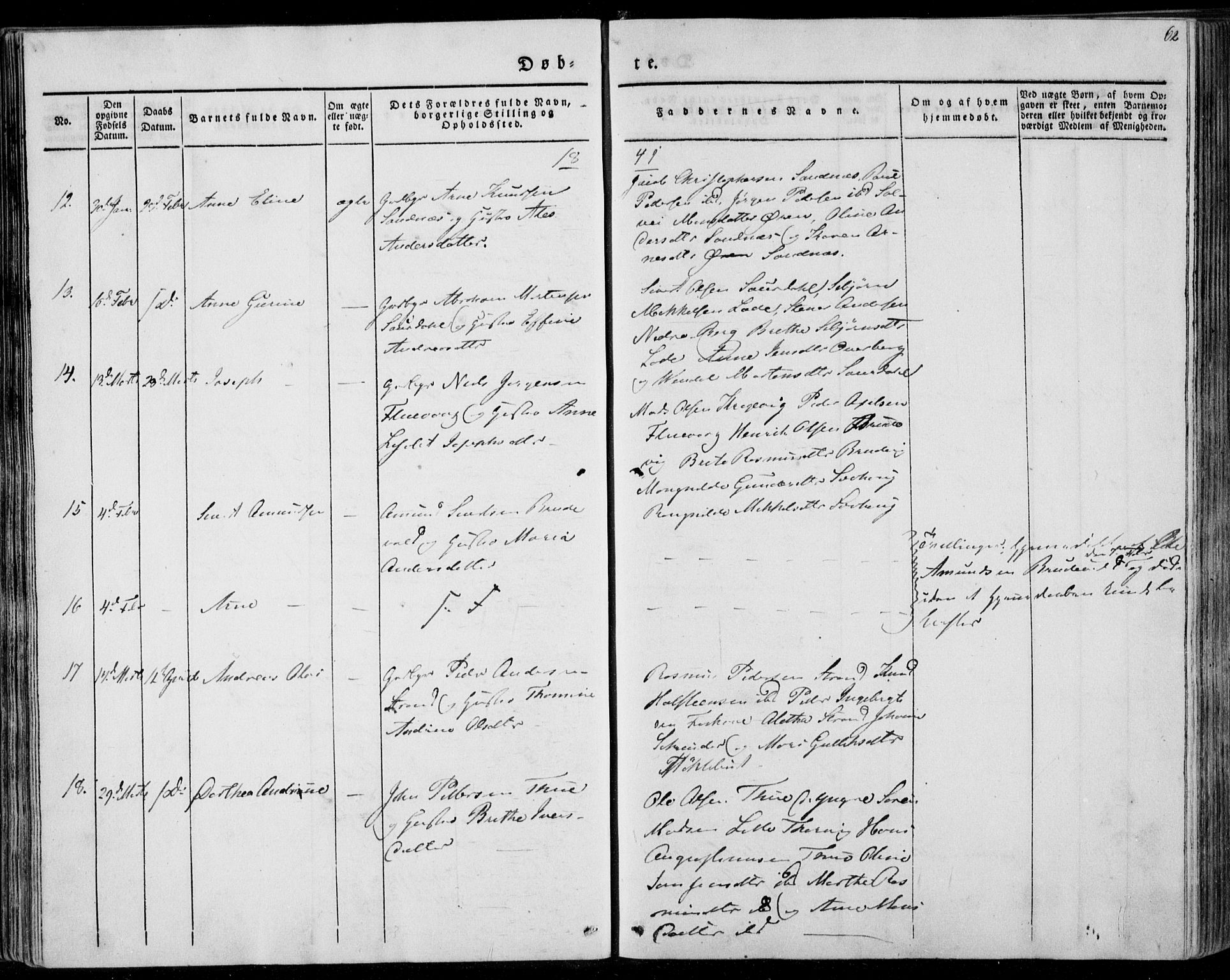 Ministerialprotokoller, klokkerbøker og fødselsregistre - Møre og Romsdal, SAT/A-1454/501/L0005: Parish register (official) no. 501A05, 1831-1844, p. 62