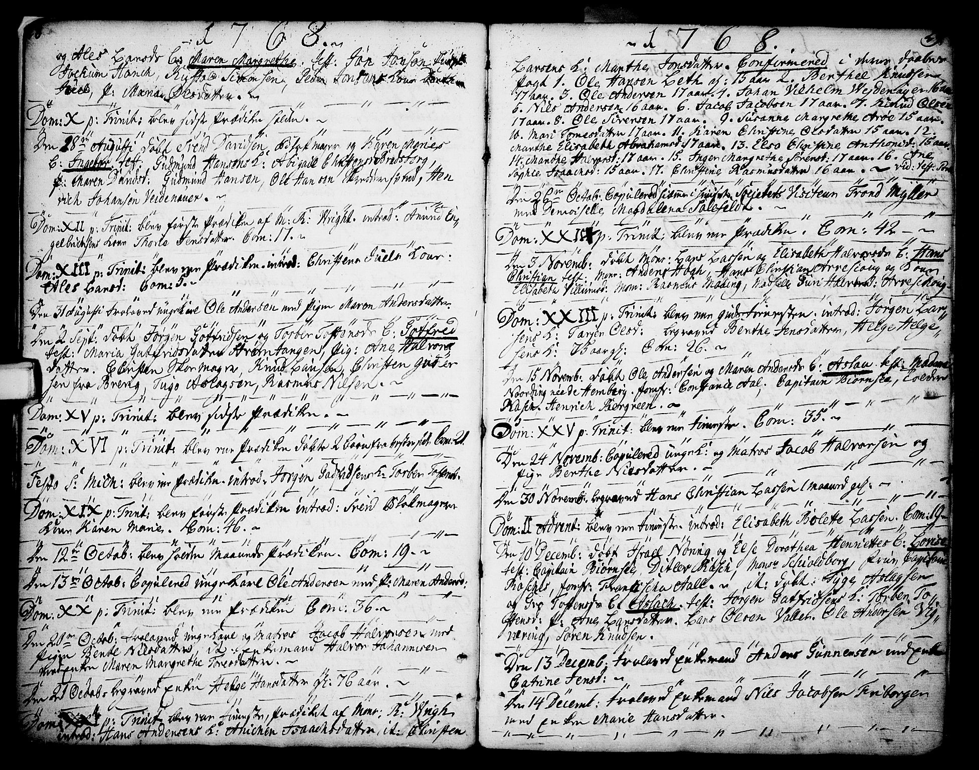 Porsgrunn kirkebøker , SAKO/A-104/F/Fa/L0002: Parish register (official) no. 2, 1764-1814, p. 28-29