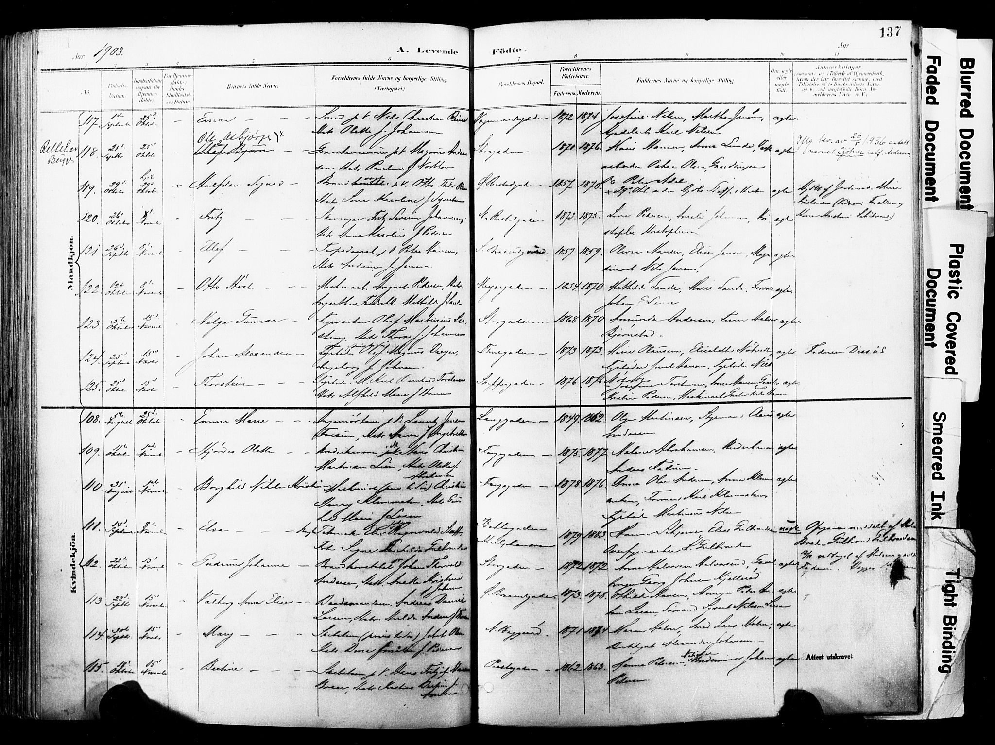 Horten kirkebøker, AV/SAKO-A-348/F/Fa/L0005: Parish register (official) no. 5, 1896-1904, p. 137