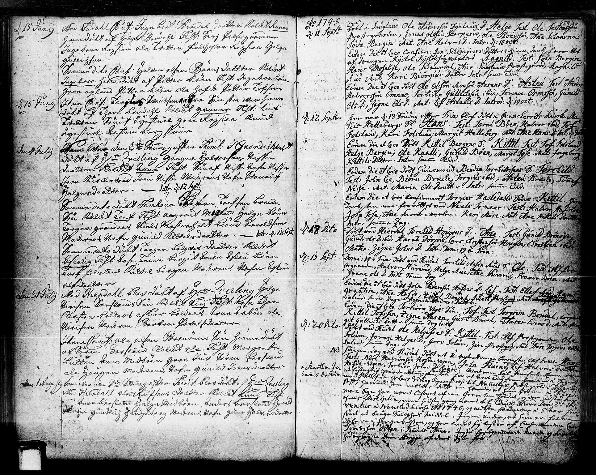 Hjartdal kirkebøker, AV/SAKO-A-270/F/Fa/L0003: Parish register (official) no. I 3, 1727-1775, p. 59