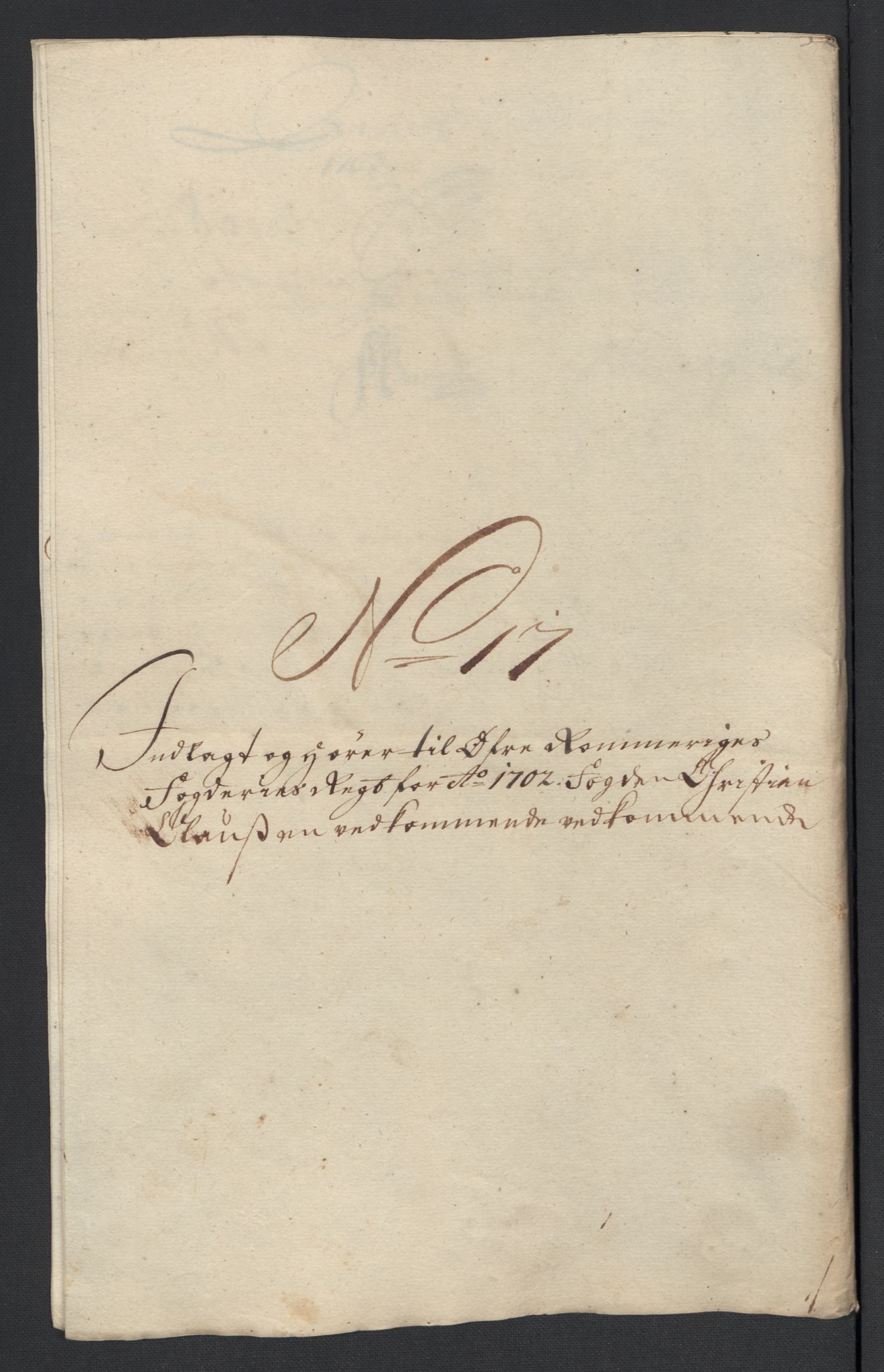 Rentekammeret inntil 1814, Reviderte regnskaper, Fogderegnskap, AV/RA-EA-4092/R12/L0714: Fogderegnskap Øvre Romerike, 1702, p. 261