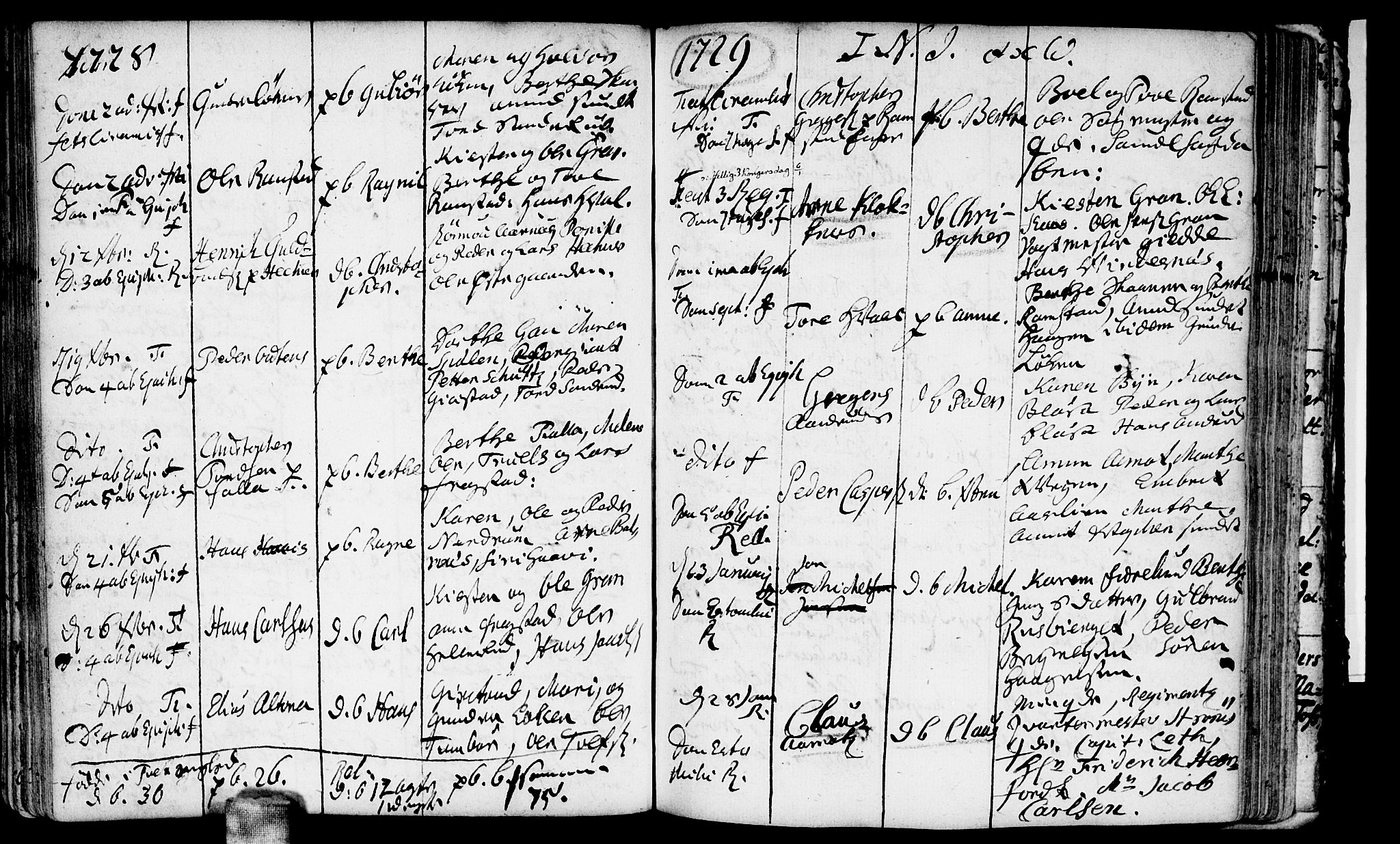 Fet prestekontor Kirkebøker, AV/SAO-A-10370a/F/Fa/L0001: Parish register (official) no. I 1, 1716-1751, p. 85