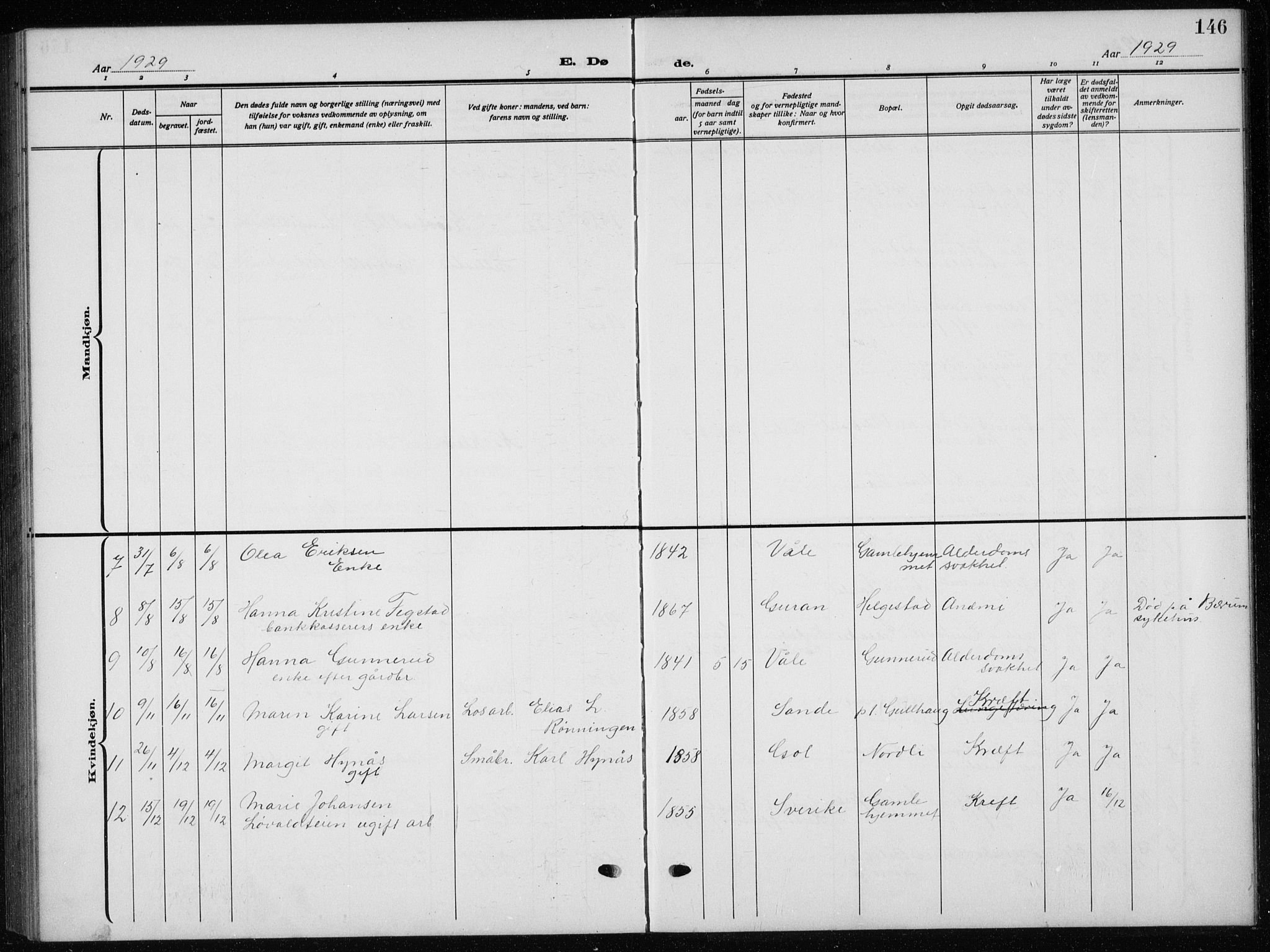 Botne kirkebøker, AV/SAKO-A-340/G/Ga/L0005: Parish register (copy) no. I 5, 1916-1934, p. 146