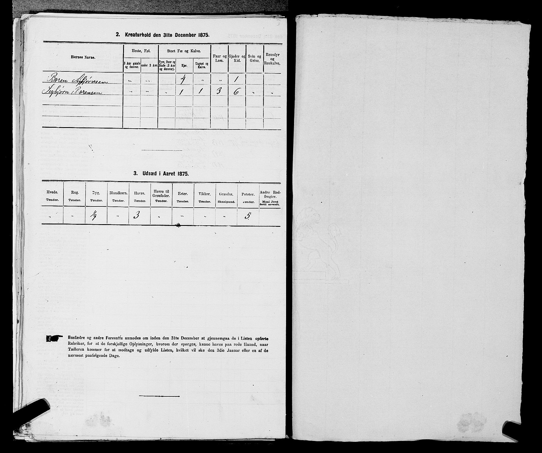 SAST, 1875 census for 1112P Lund, 1875, p. 157