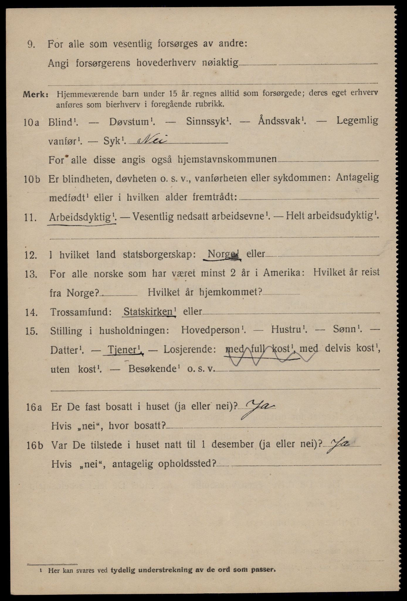 SAST, 1920 census for Stavanger, 1920, p. 112493